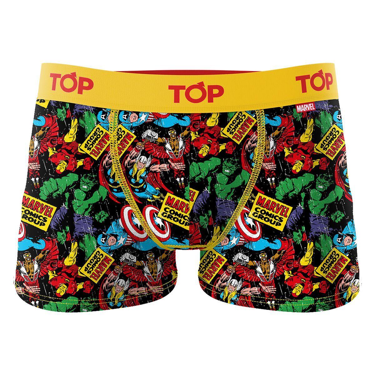 Bóxer Niño Algodón Marvel Pack 4 C14 -3