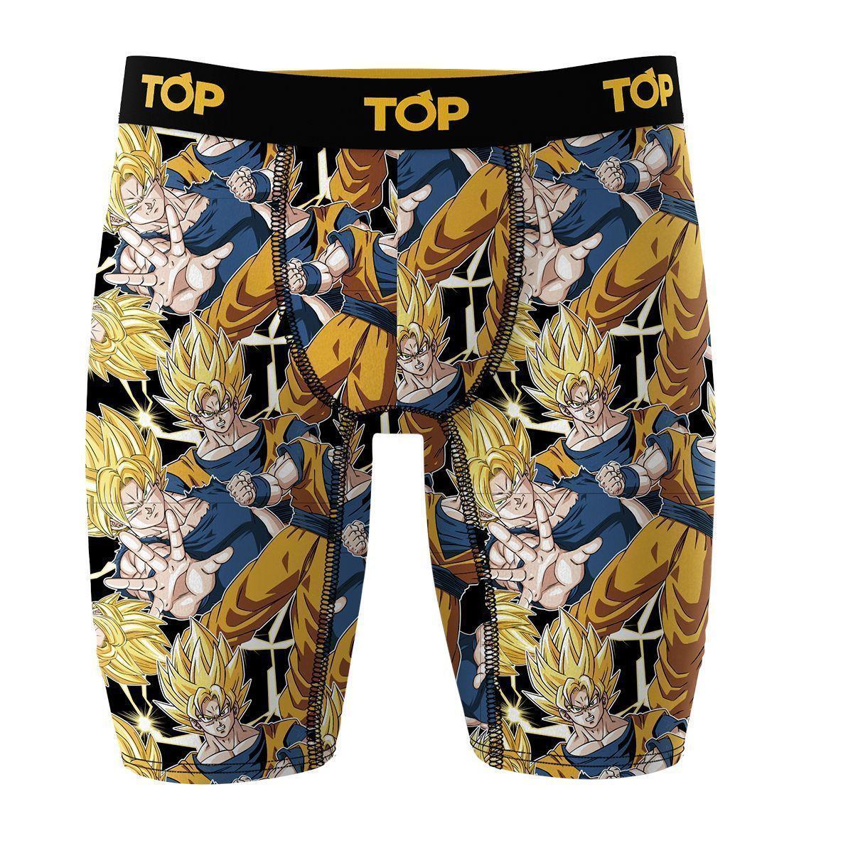 Pack 3 Bóxer Largos Dragon Ball Z Algodón Top Goku C1 Top-1