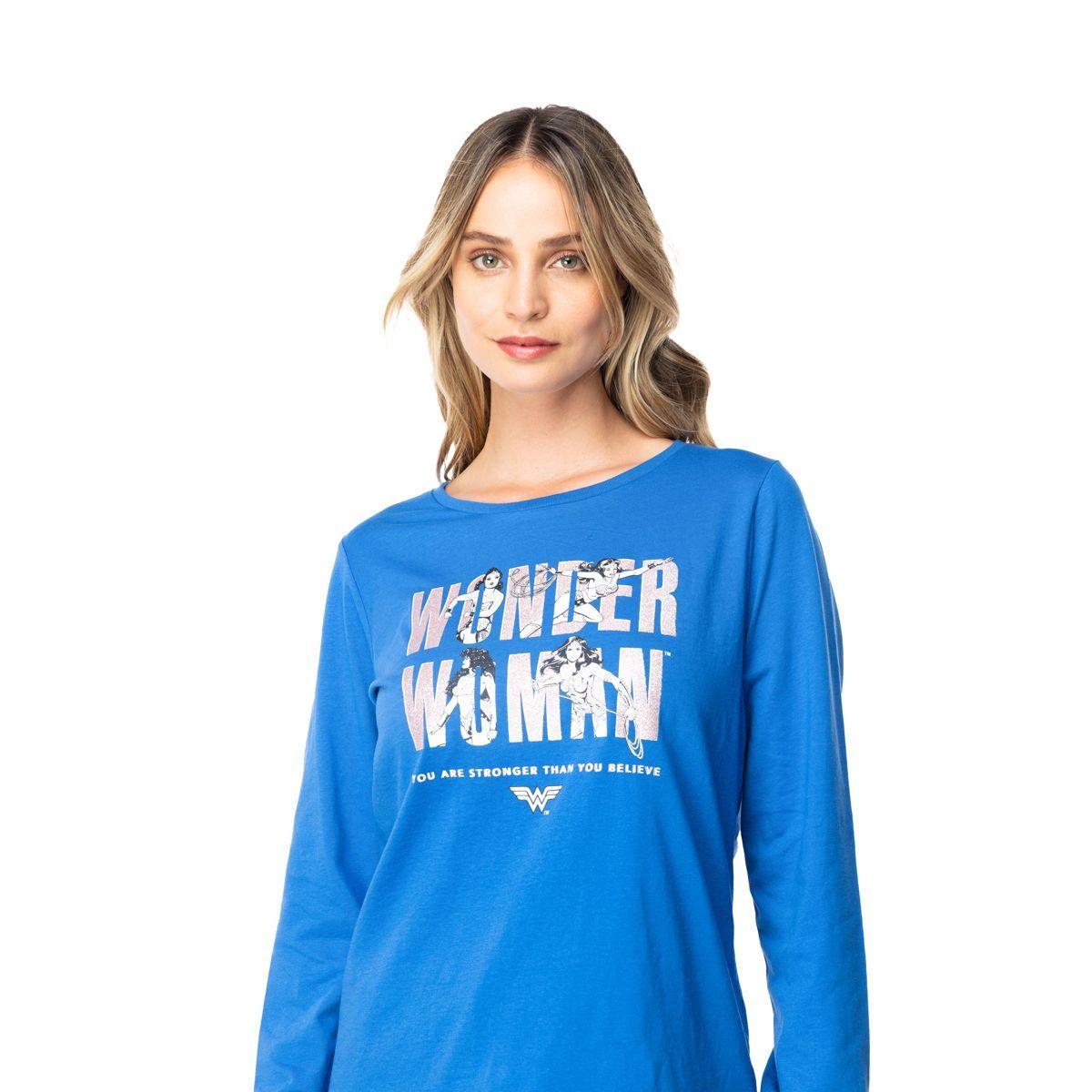 Pijama Largo Algodón Mujer Invierno DC C2 Top-3