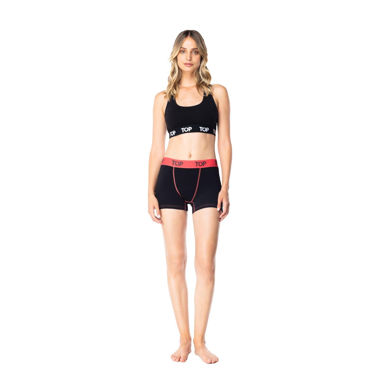 Bóxer Corto MUJER Algodón Pack 3 C1 Top-1