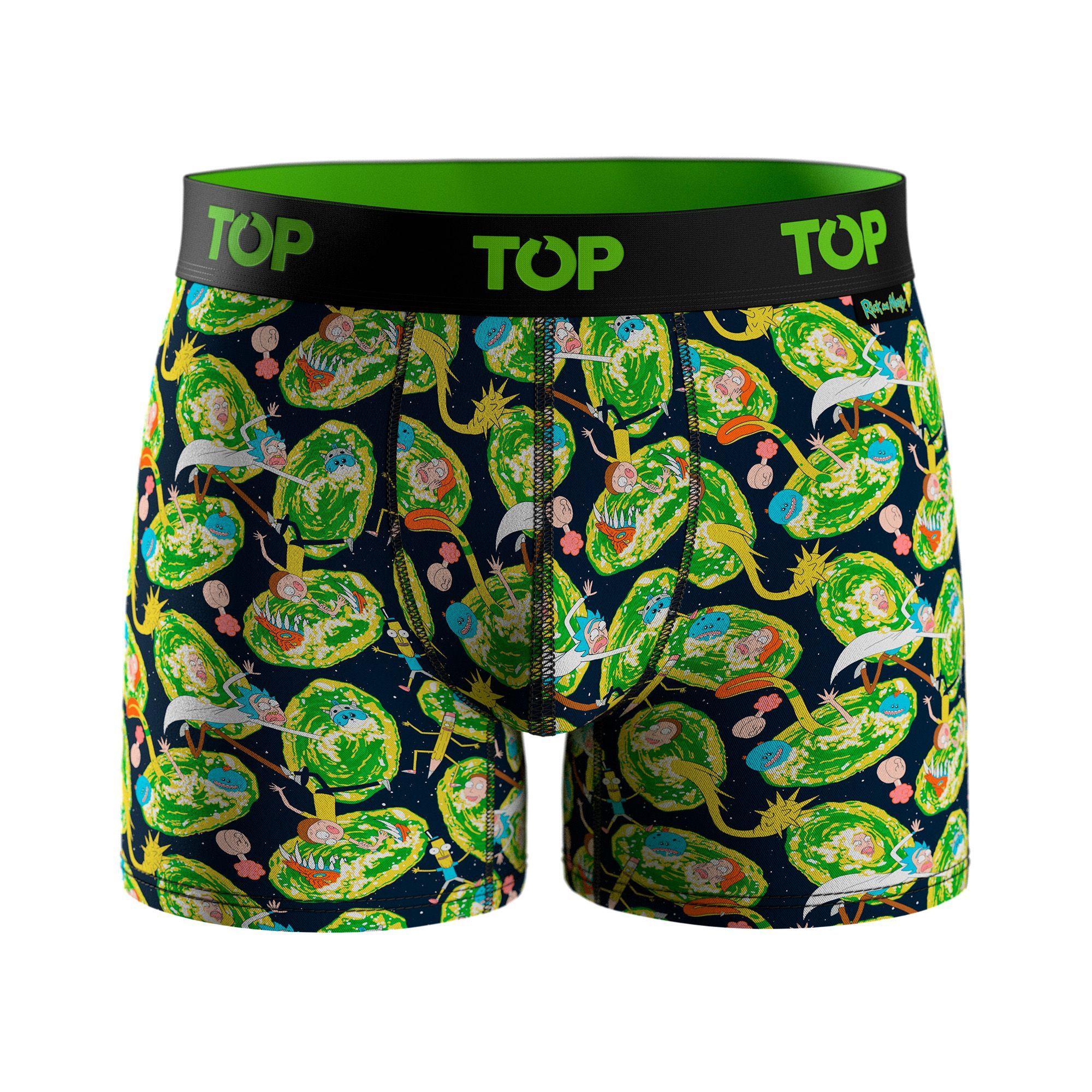 BÓXER MEDIO ALGODÓN PACK 3 RICK AND MORTY C3 TOP-2