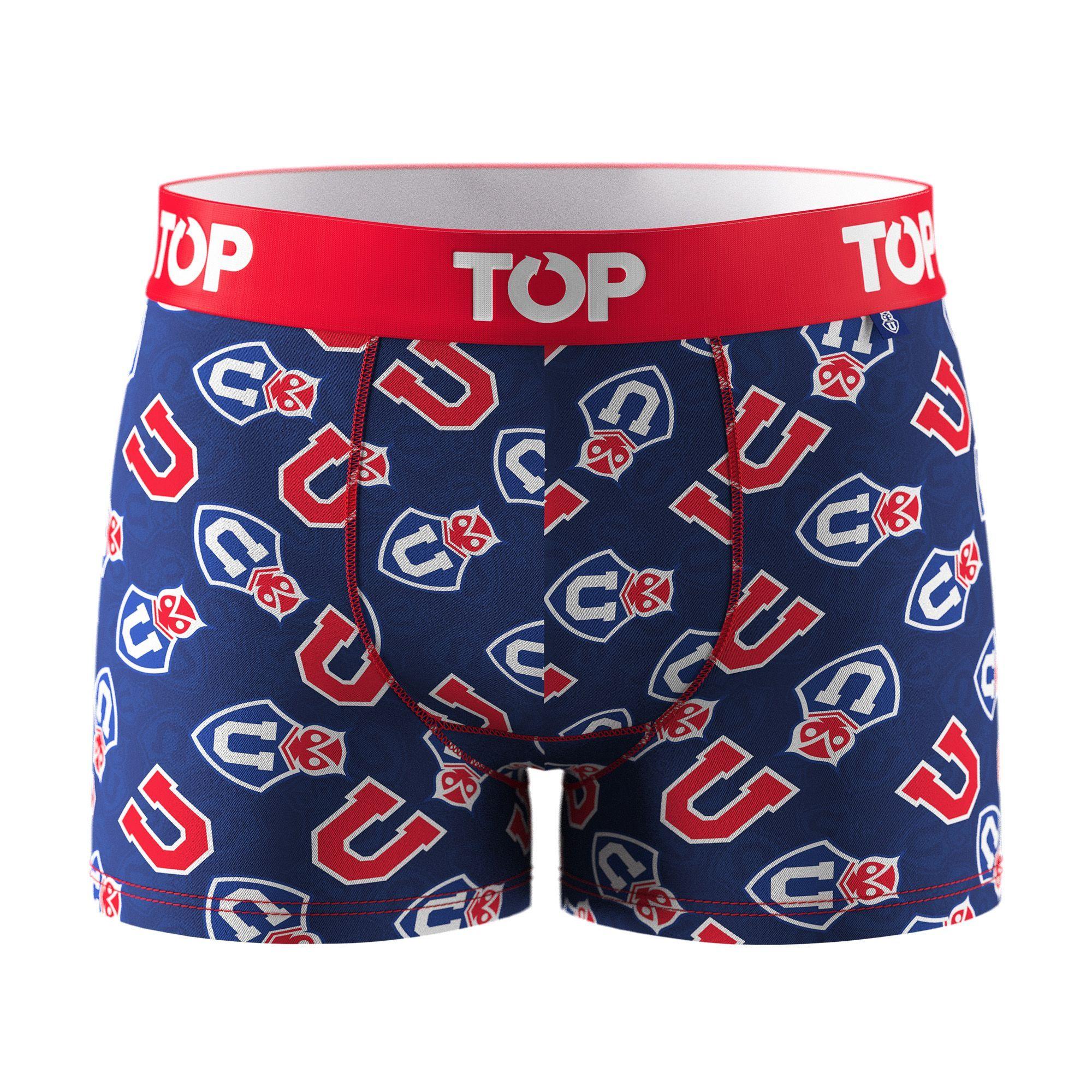 BÓXER NIÑO ALGODÓN UNIVERSIDAD DE CHILE PACK 4 C7 TOP-2