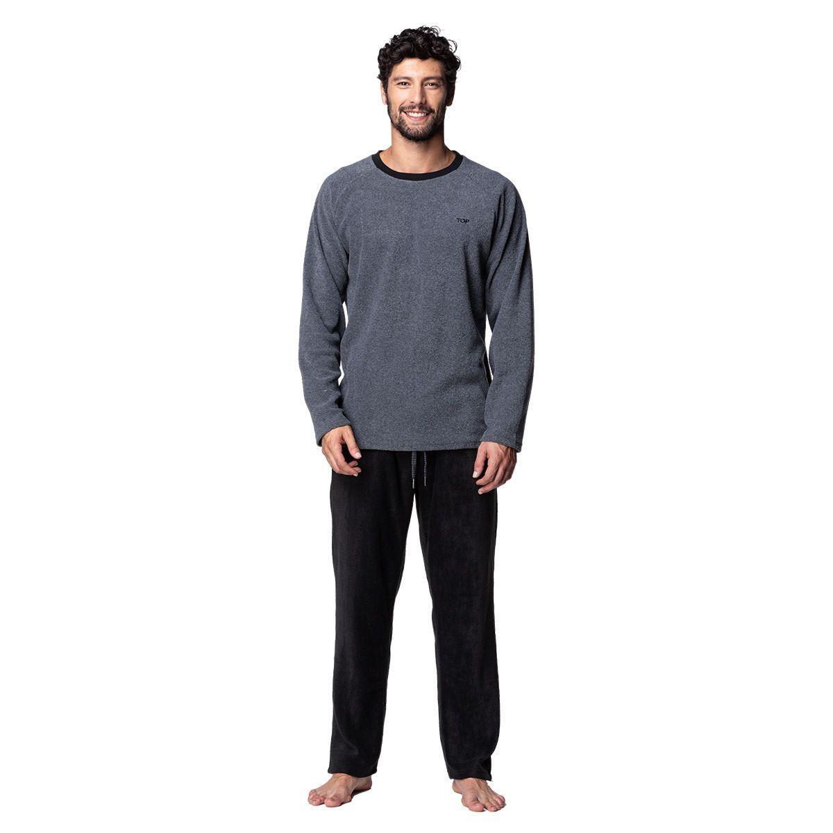 Pijama Invierno Hombre Micropolar C1 TOP-0