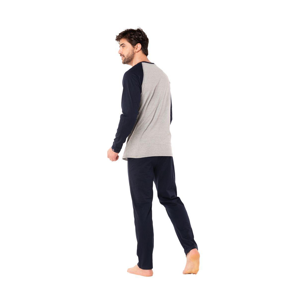 Pijama Largo Hombre Algodón Invierno C2 Top-1