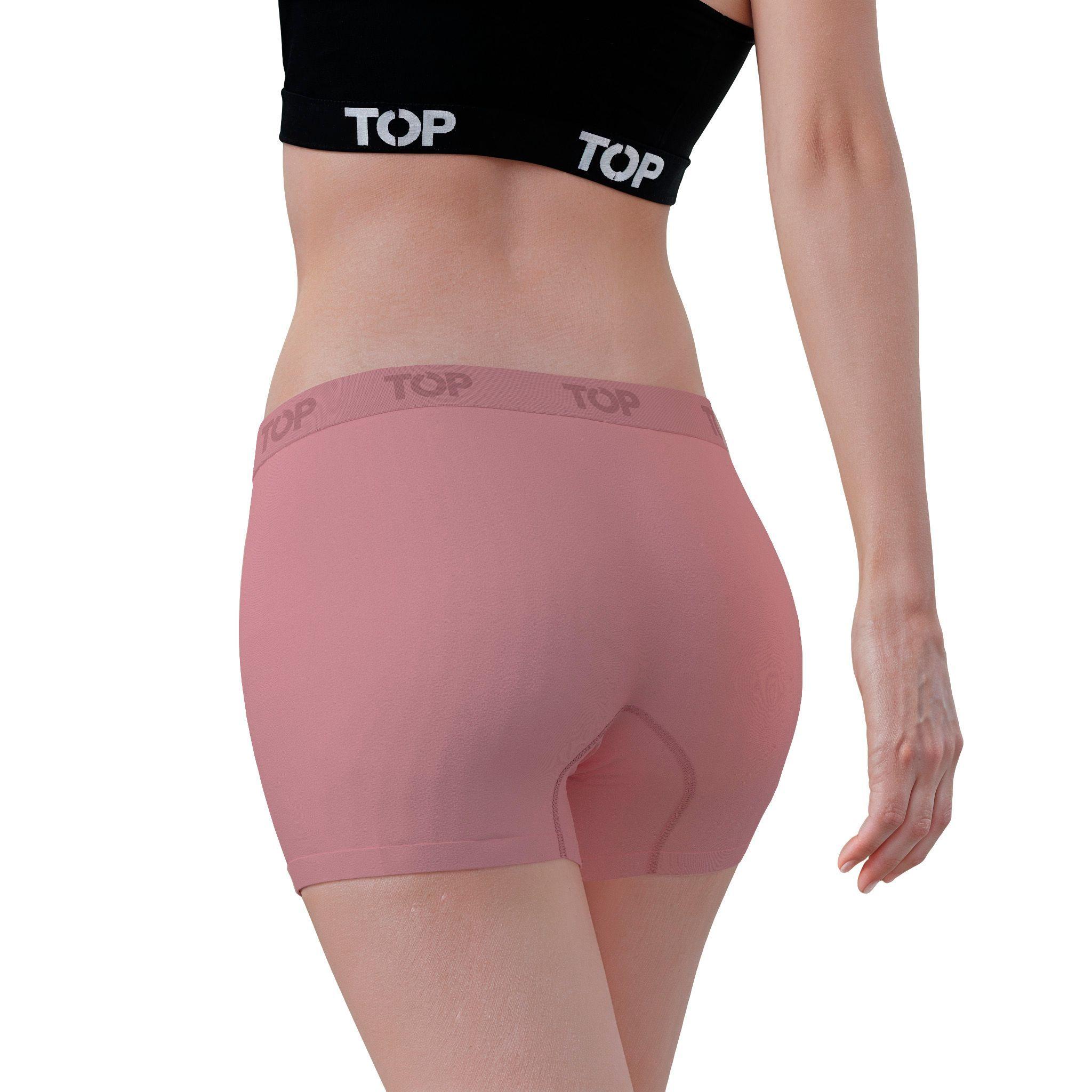 Bóxer Corto MUJER Microfibra Sin Costuras Pack 3 C3 TOP-4