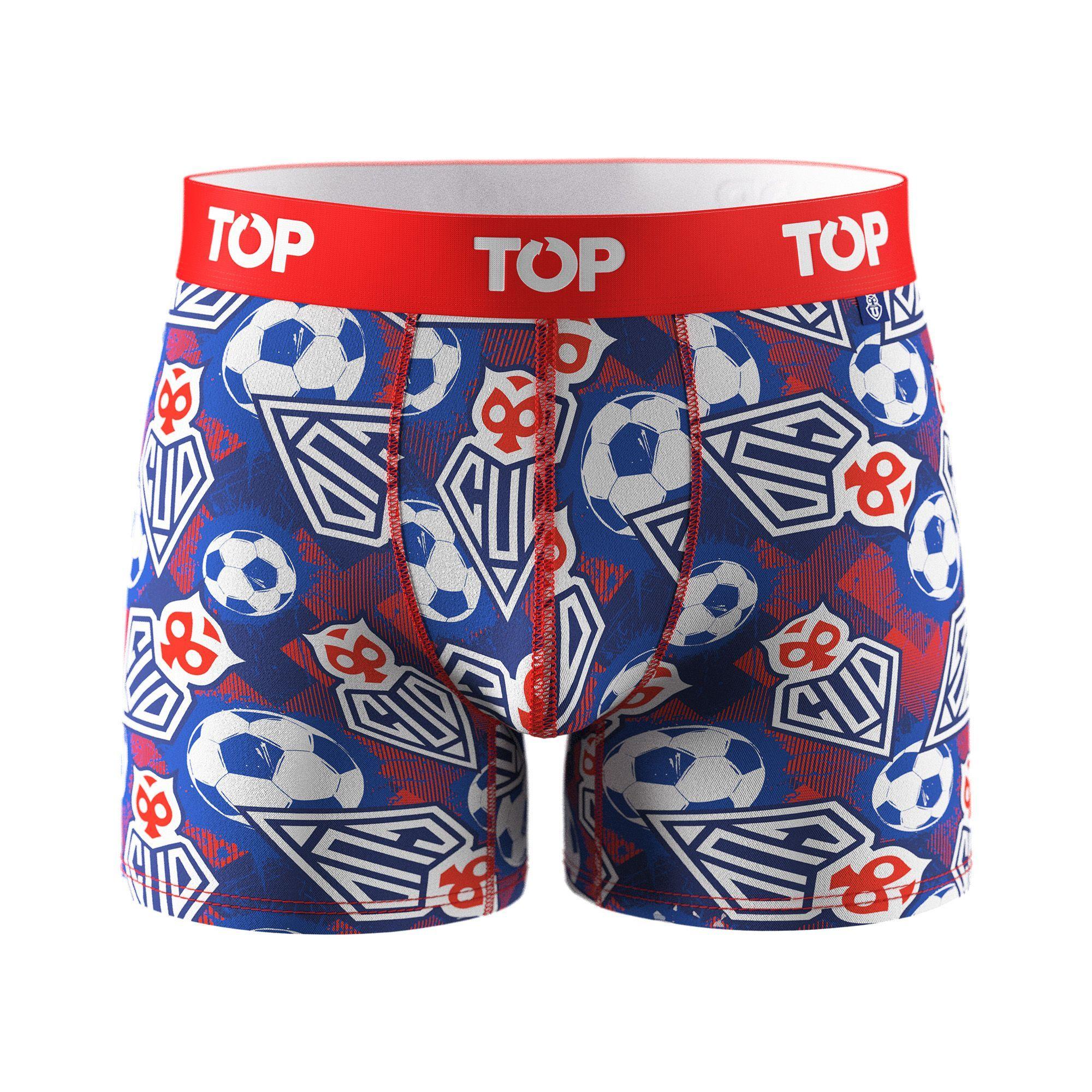 Bóxer Medio Algodón Universidad de Chile Pack 3 C10 TOP-2