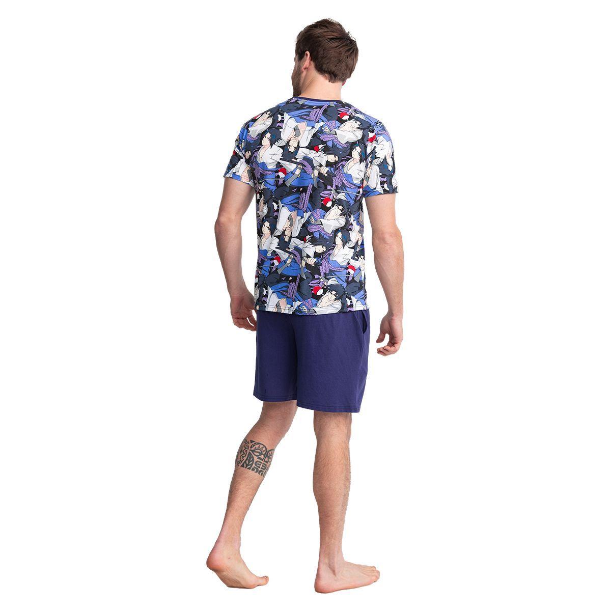 Pijama Algodón Hombre Verano Naruto Shippūden C2 Top-1