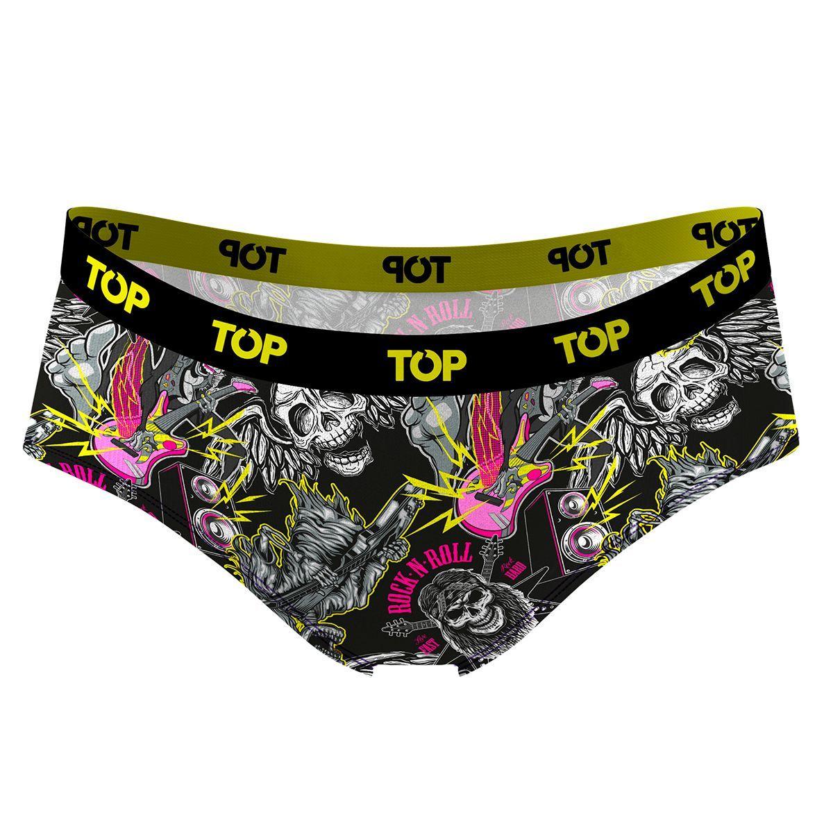 Calzón Pantaletas Algodón Con Elástico Pack 3 Icónicos - Rock C1 Top-3
