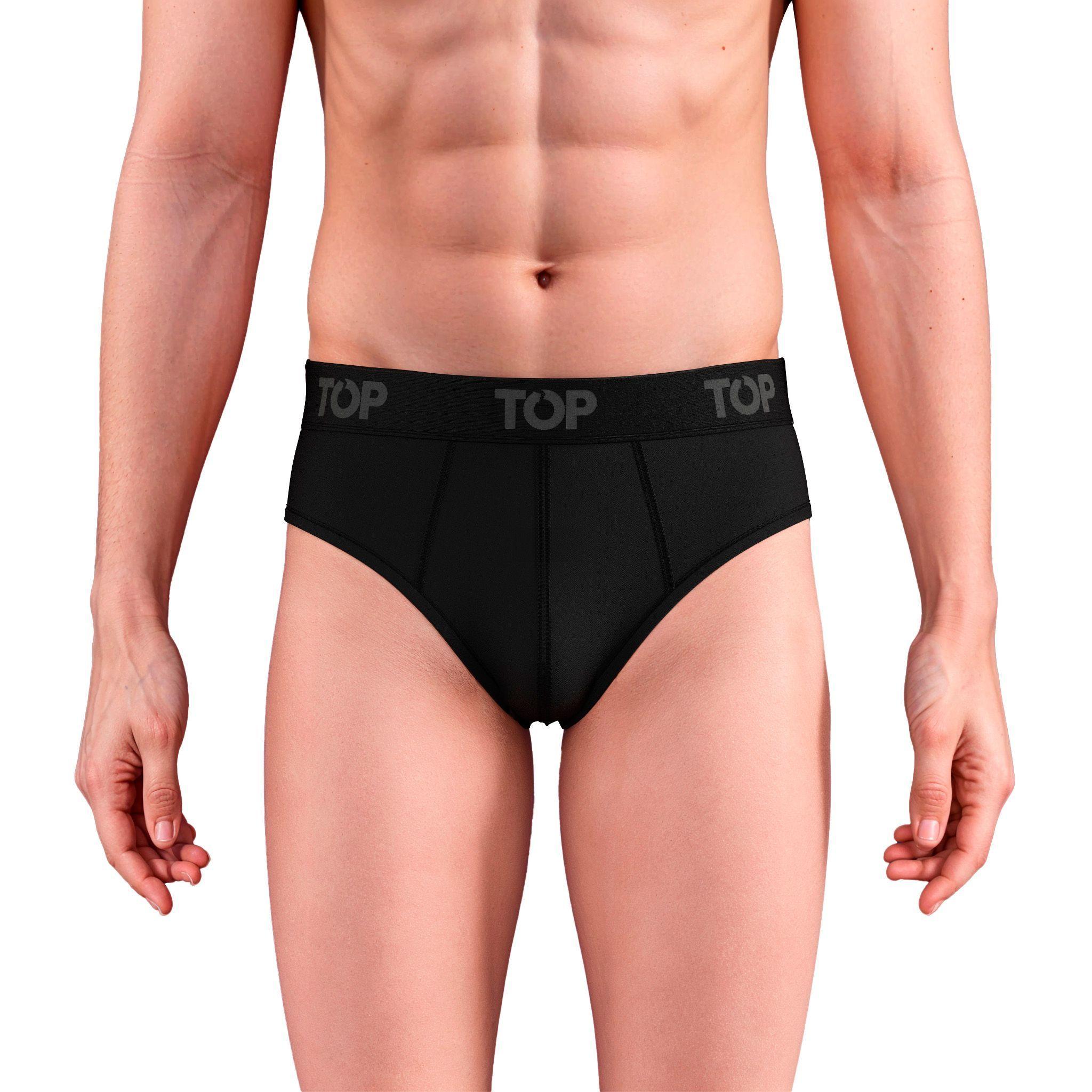 Slip De Hombre Algodón Evita Fugas - Flujo Moderado C1 TOP-0