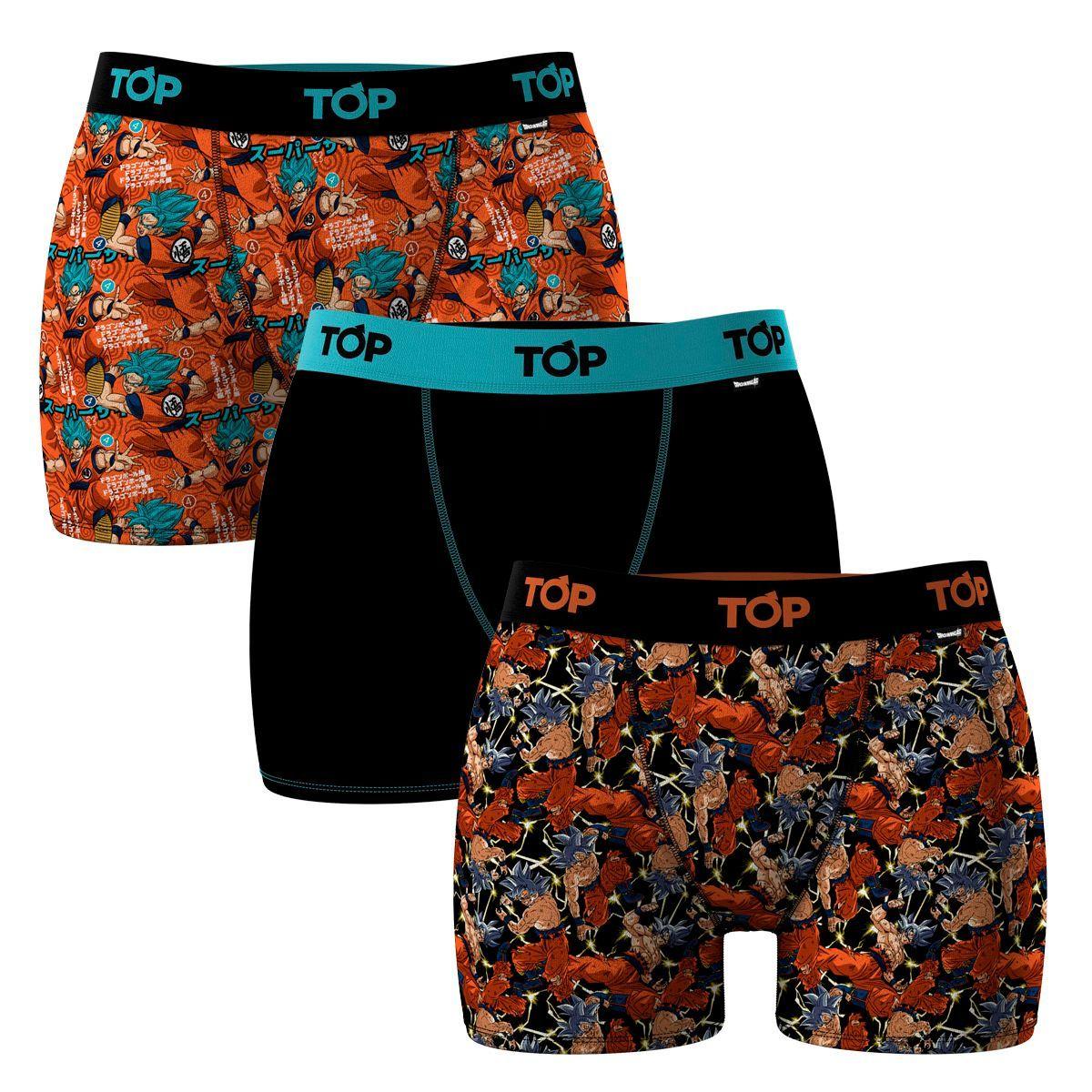 Bóxer Medio Mujer Modal Pack 3 Dragon Ball Super C1 Top-0