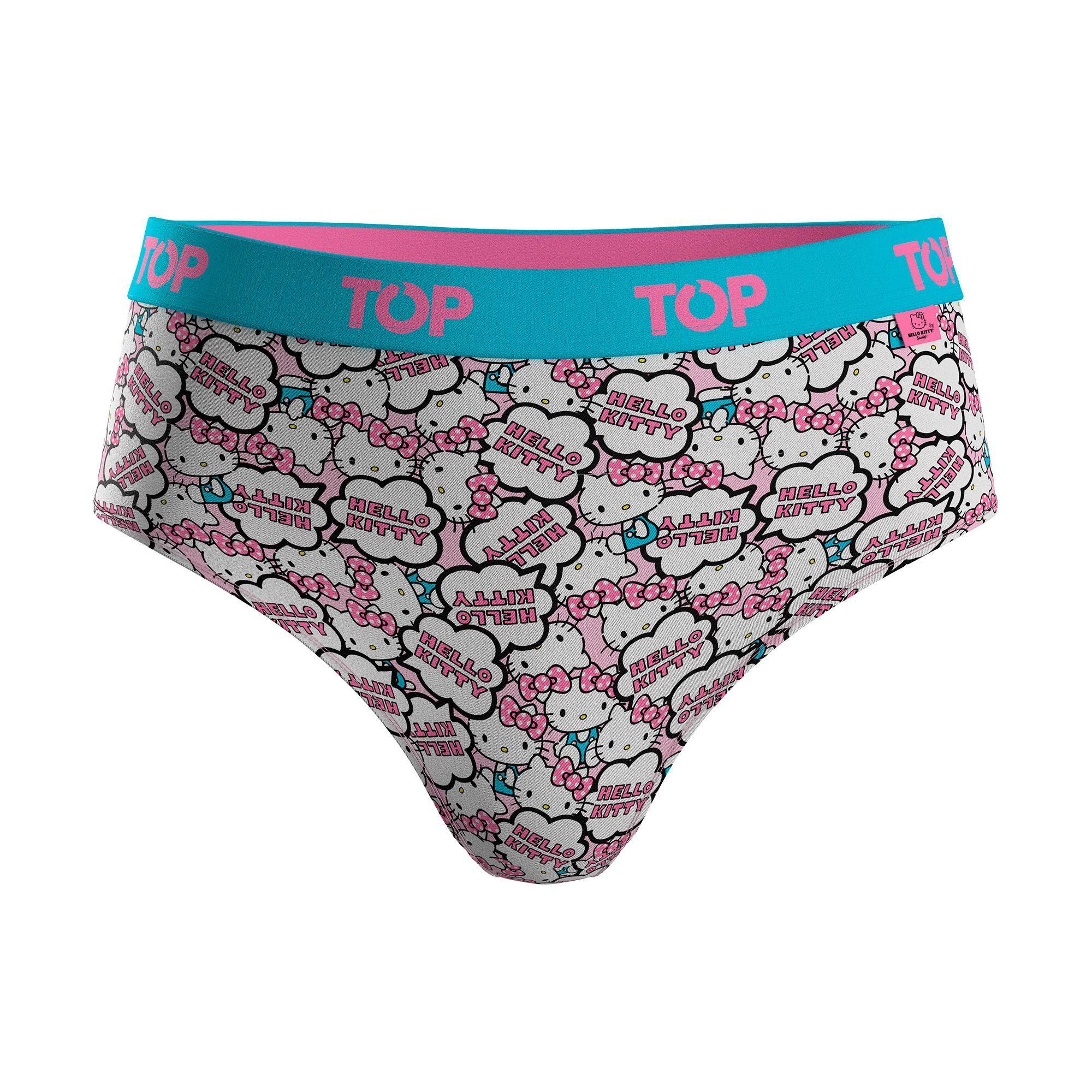 Calzón Pantaletas NIÑA Algodón Pack 4 Hello Kitty C1 TOP-2