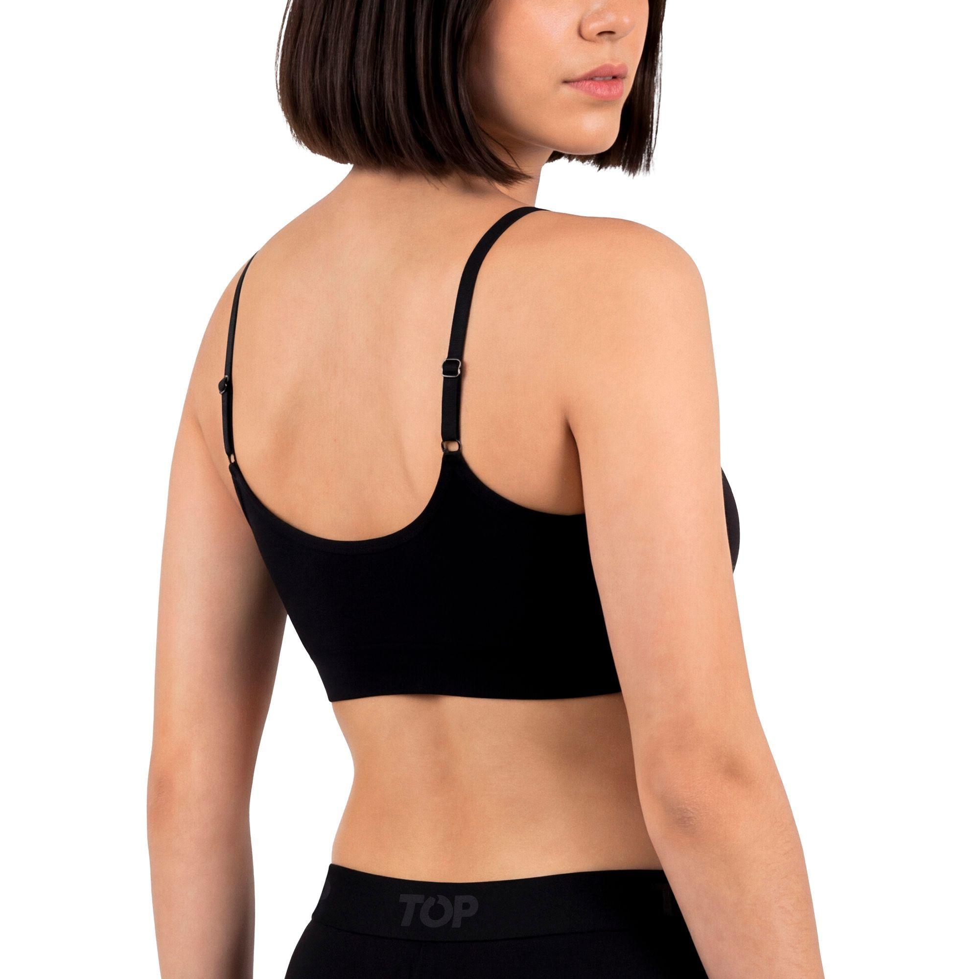 Pack 2 Petos Mujer Microfibra Bretel Delgado C1 TOP-2