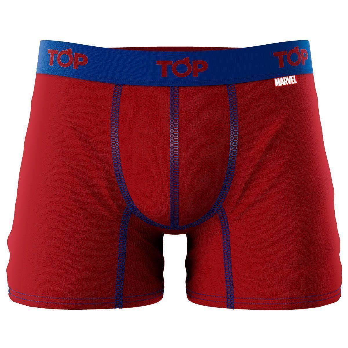 Pack 3 Bóxer Medios Algodón Marvel Top Capitán América C7-3