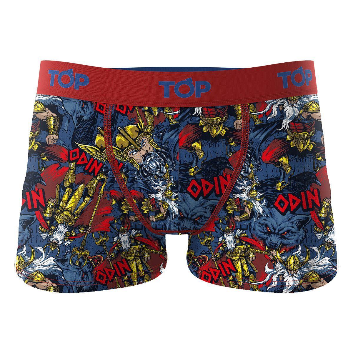 Bóxer Medio Niño Algodón Pack 4 Dioses Vikingos Top-2