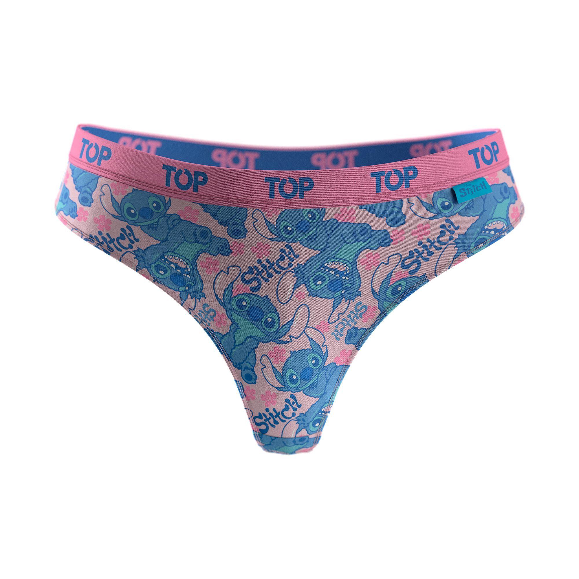 Calzón Bikini Algodón Pack 3 Stitch C2 TOP-5