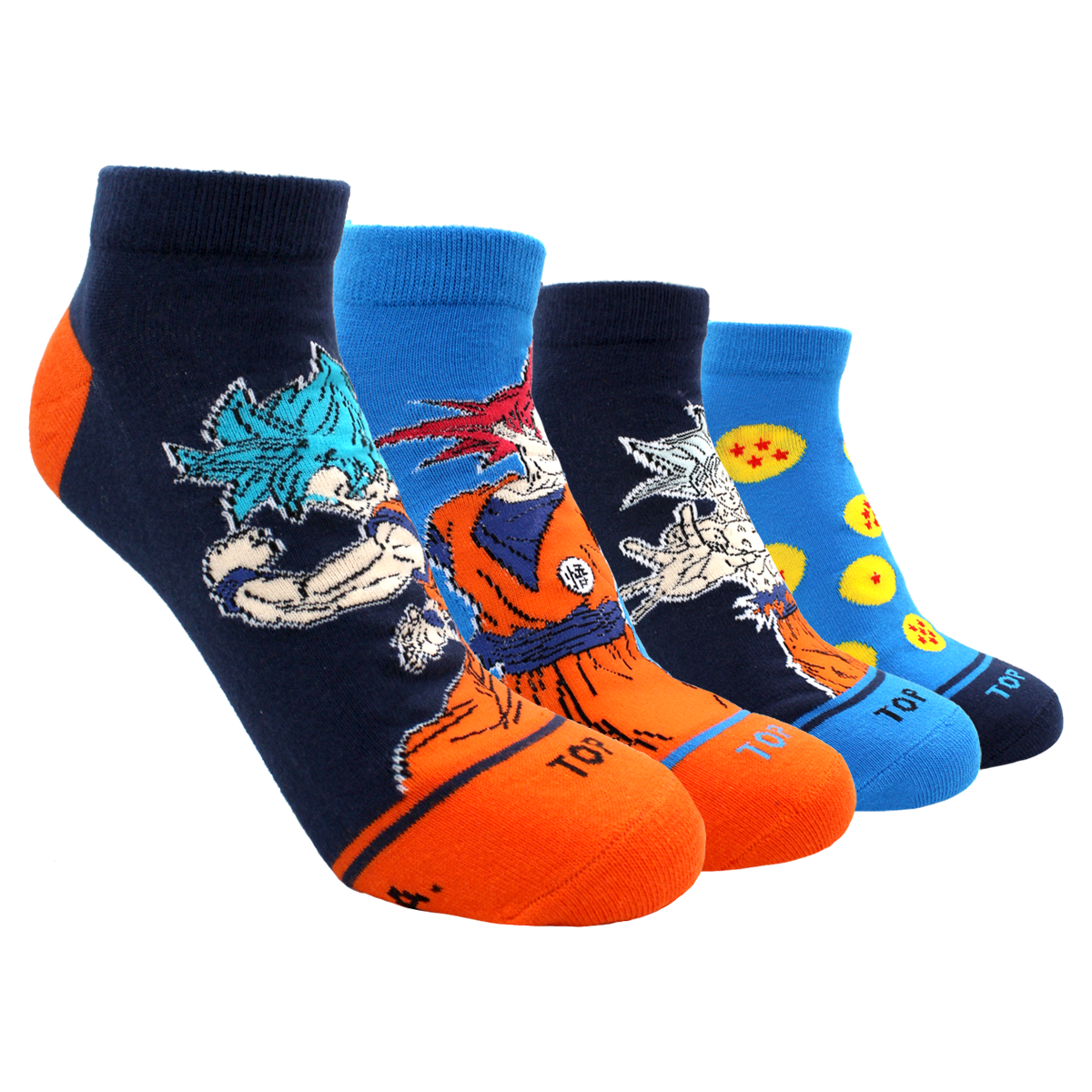 Calcetines Tobilleros Dragon Ball Super Pack 4 C1 Top-0