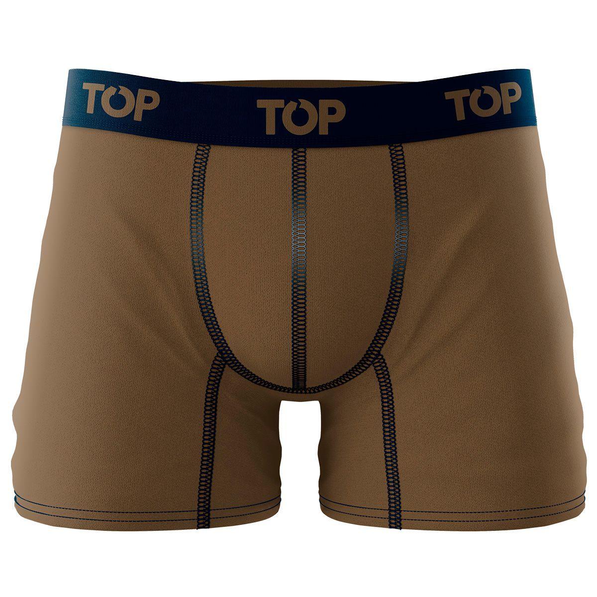 Bóxer Medio Algodón Color Pack 4 PK C18 TOP-4