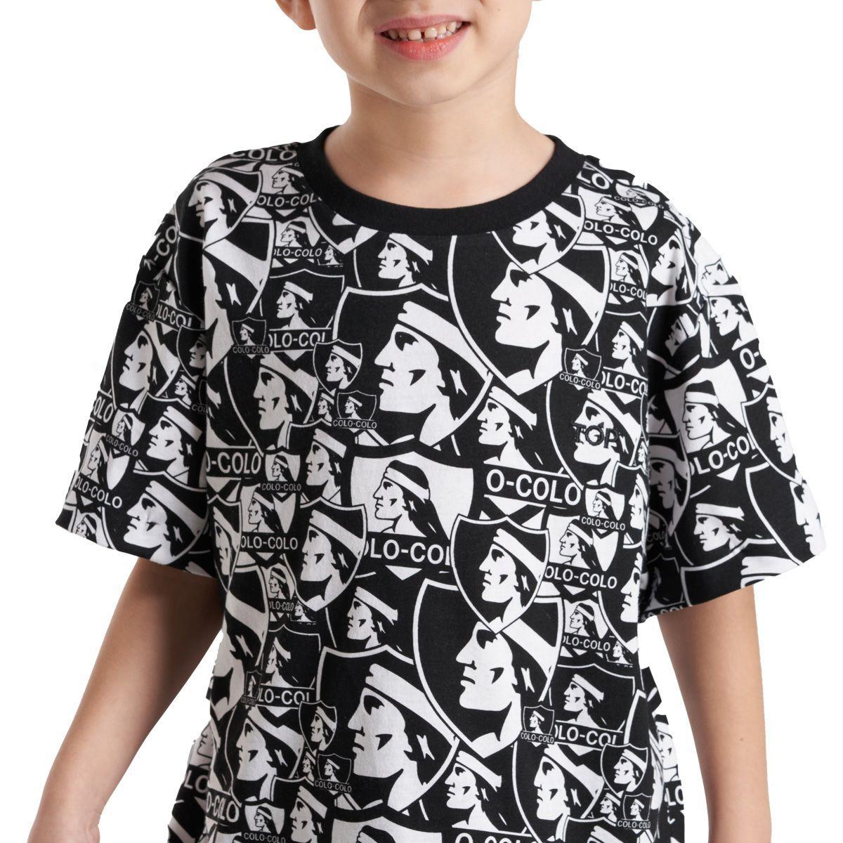 Pijama Algodón Niño Verano Colo Colo C1 Top-2