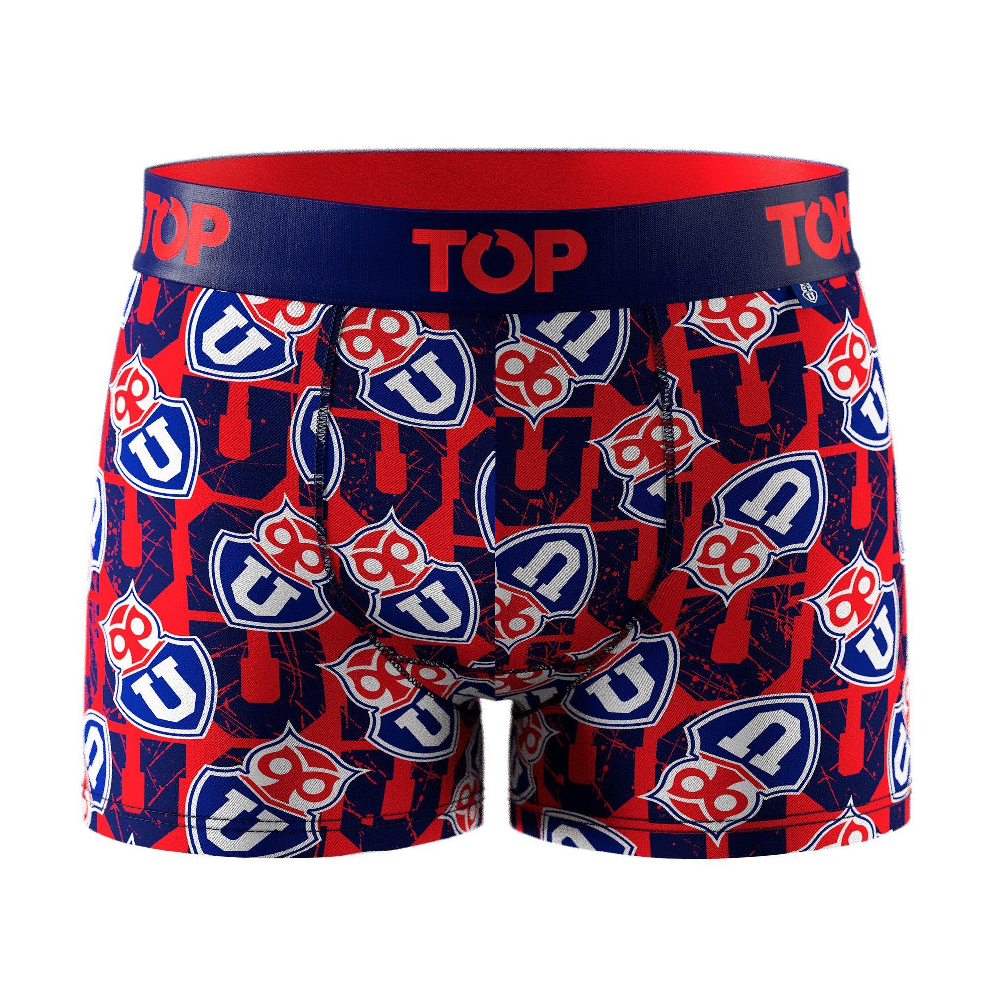 Bóxer Niño Algodón Universidad de Chile Pack 4 C6 TOP-1