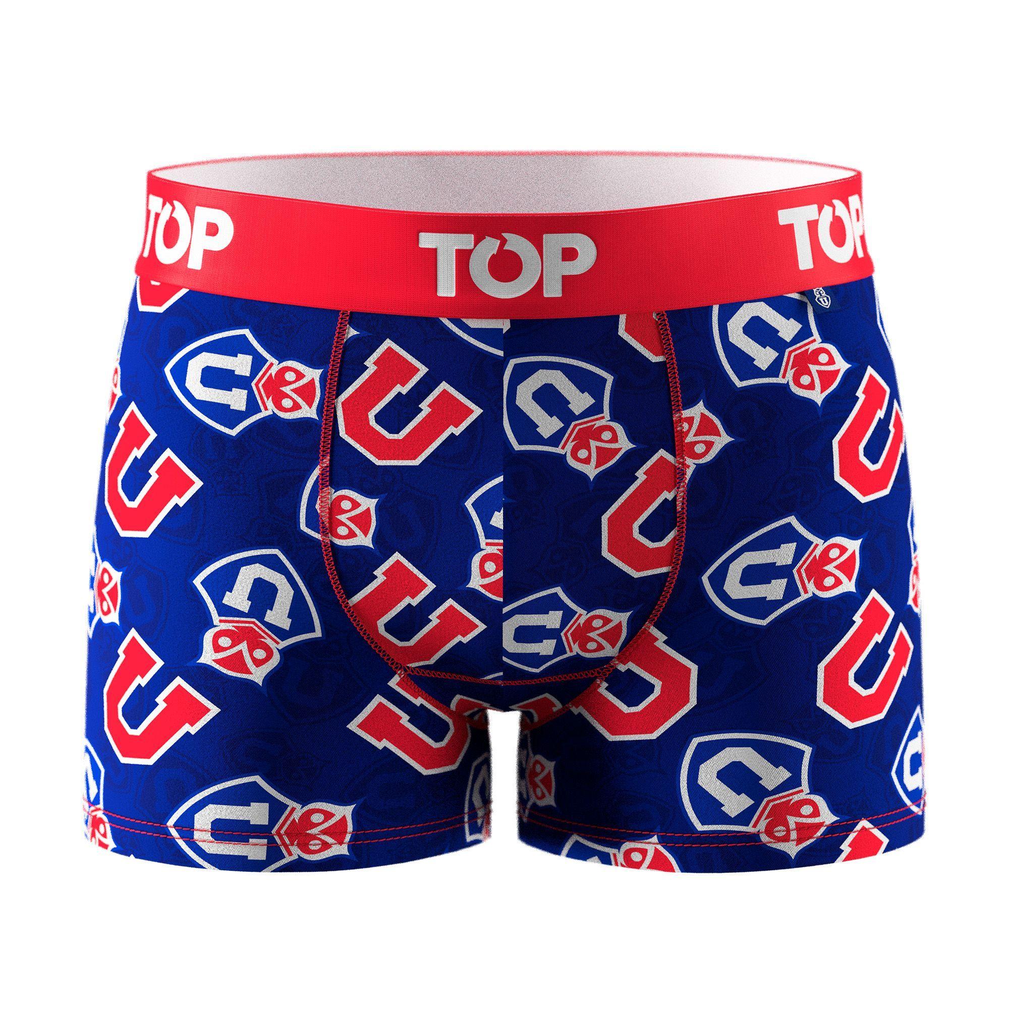 Bóxer Niño Algodón Universidad de Chile Pack 4 C6 TOP-2