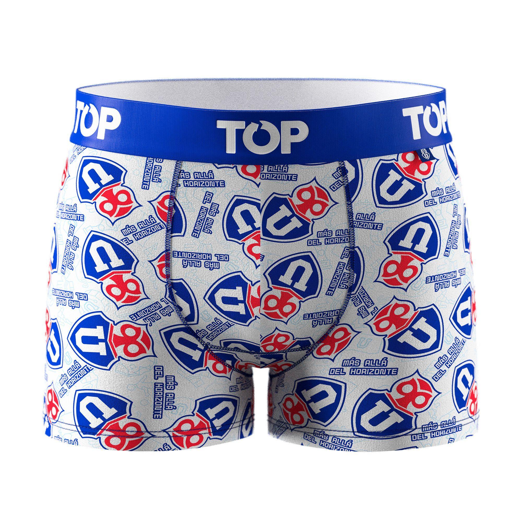 Bóxer Niño Algodón Universidad de Chile Pack 4 C6 TOP-3