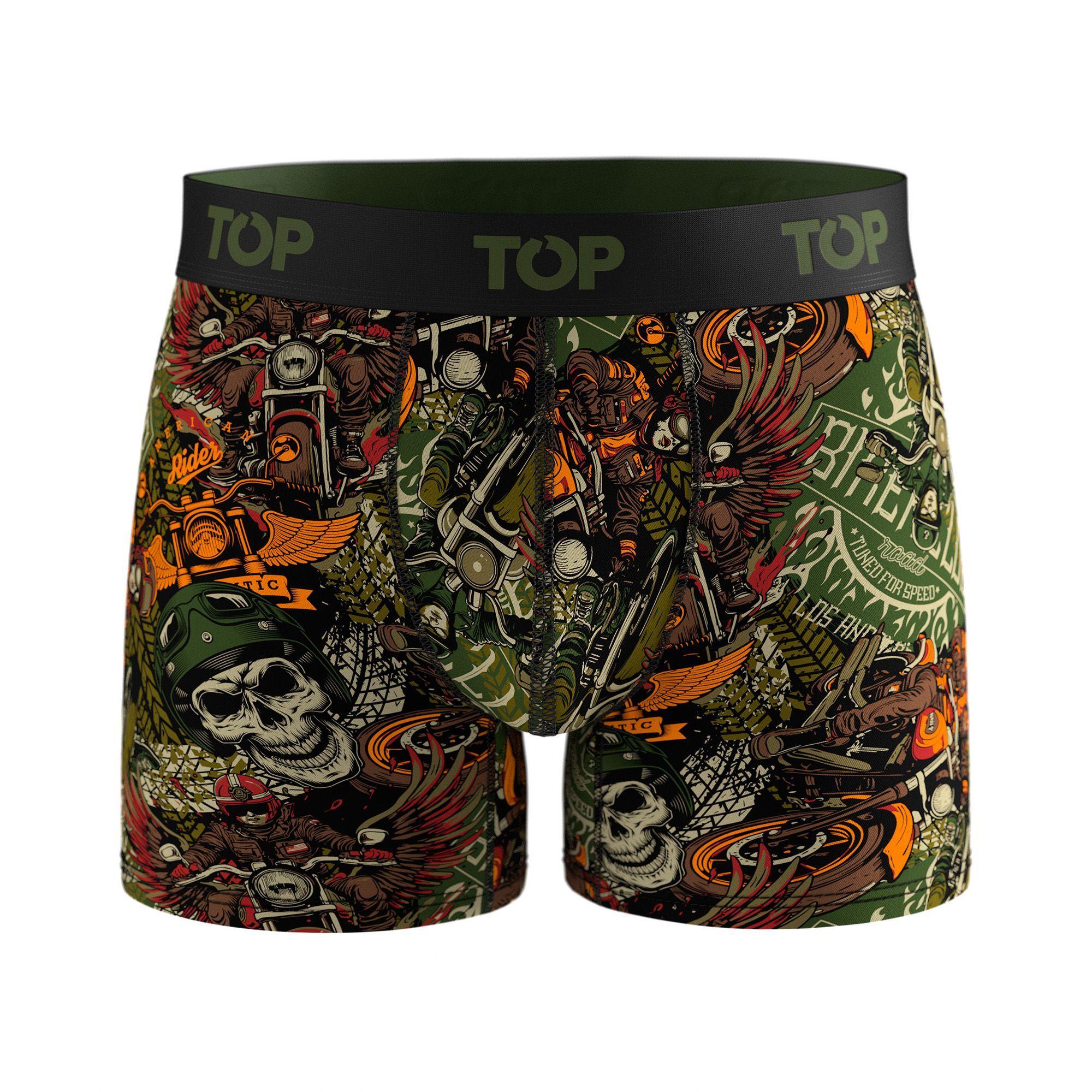 Bóxer Medio Algodón Pack 3 Motores C1 TOP-2