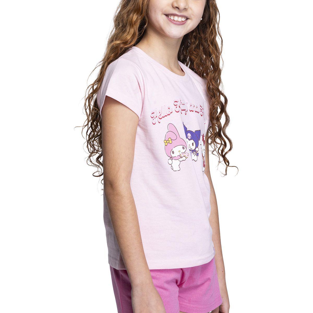 PIJAMA VERANO NIÑA ALGODÓN HELLO KITTY C1 TOP-1
