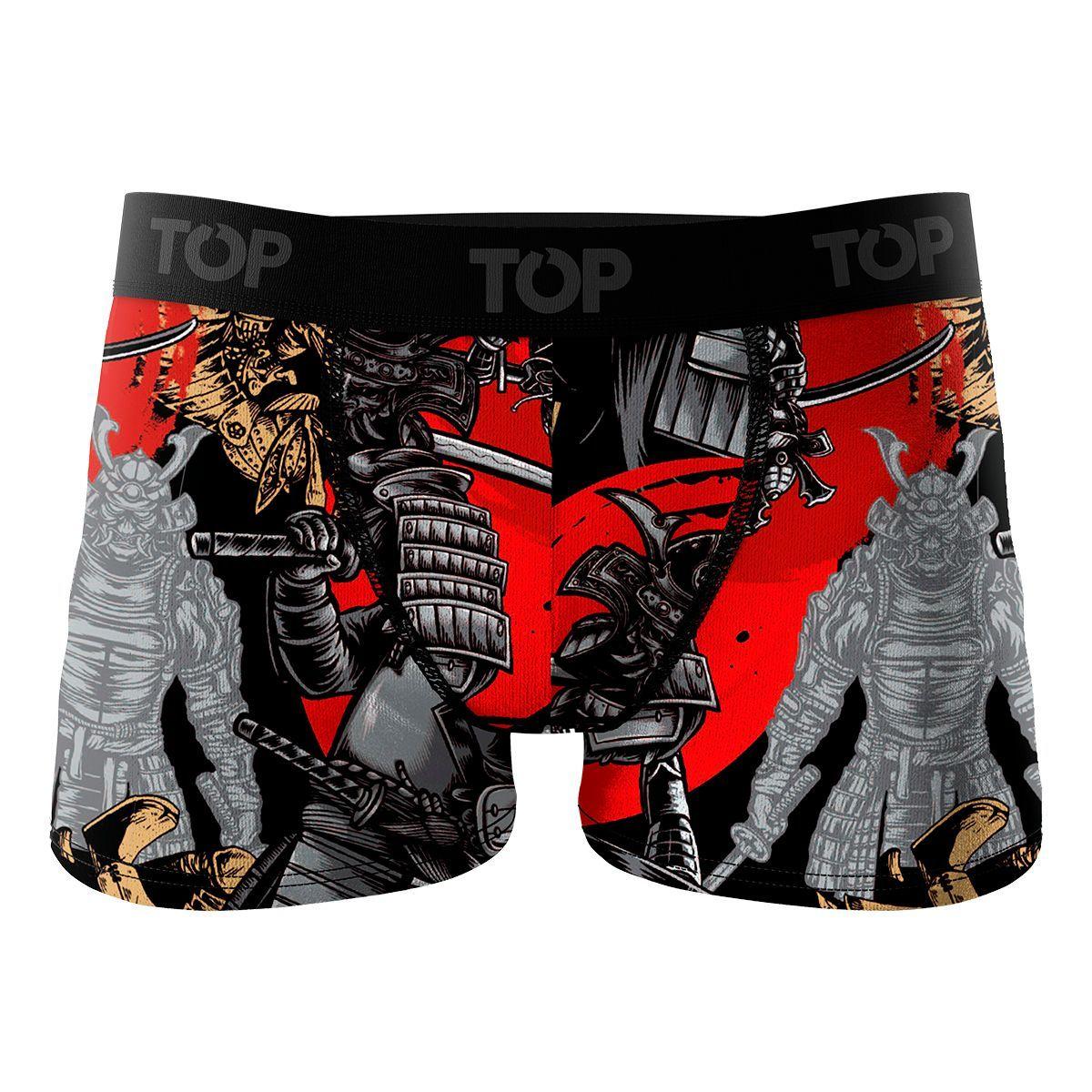 Bóxer Medio Niño Algodón Pack 4 Guerreros - Samurai C2 TOP-4