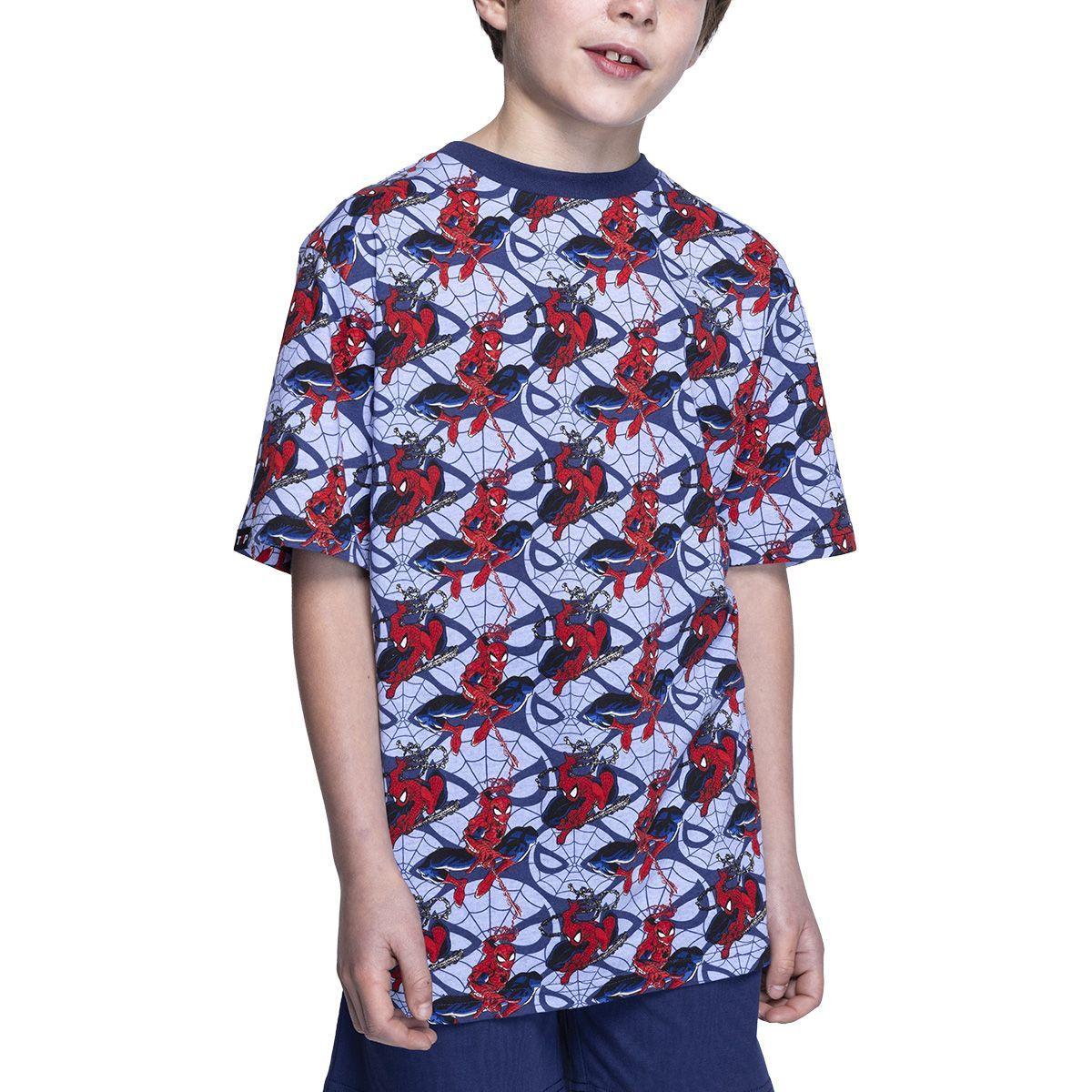 PIJAMA VERANO NIÑO ALGODÓN MARVEL C1 TOP-1