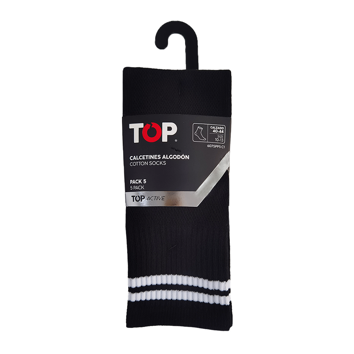 CALCETINES DEPORTIVOS MEDIA CAÑA PACK 5 C1 TOP-2