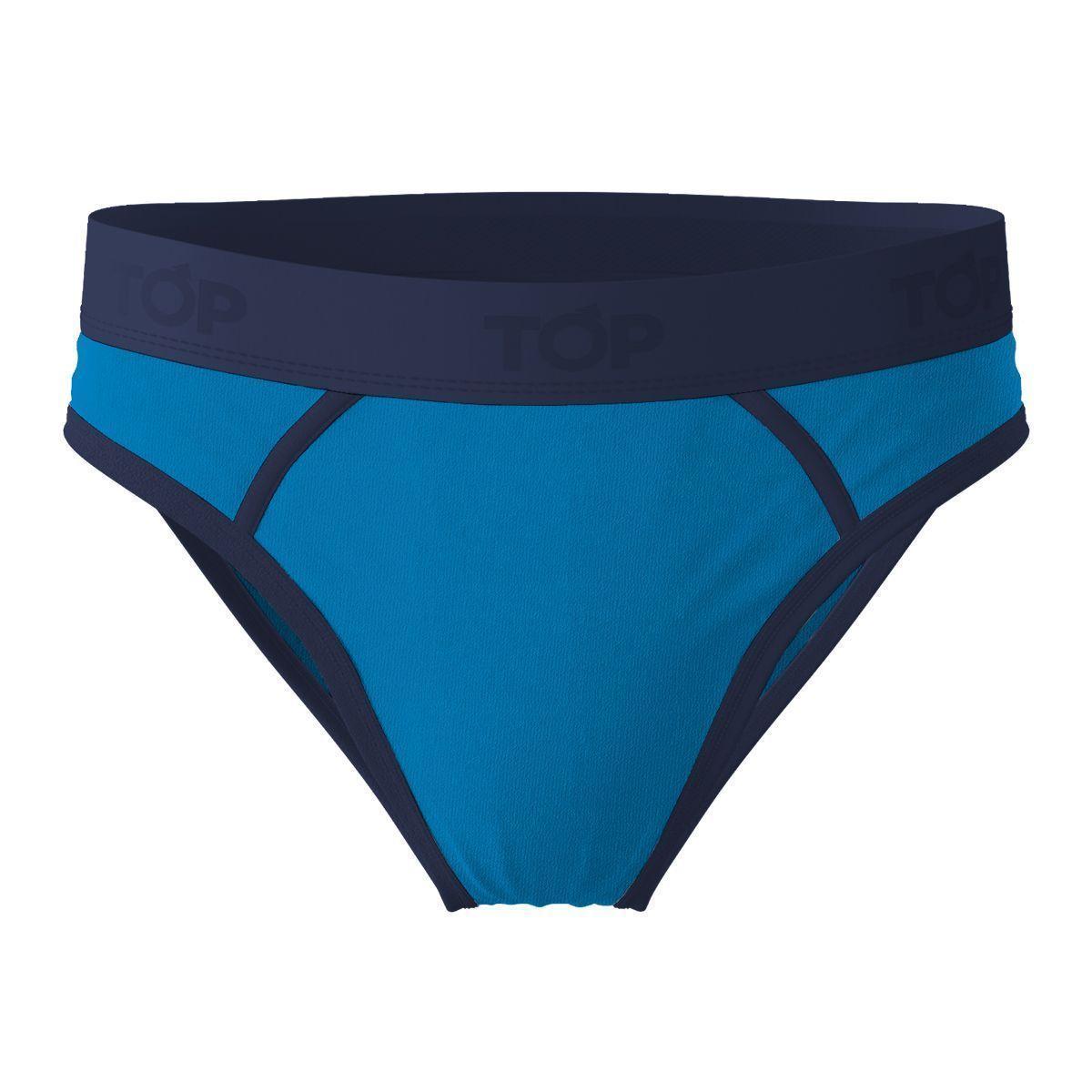 Slip Algodón Pack 5 Diseño Líneas Top-1