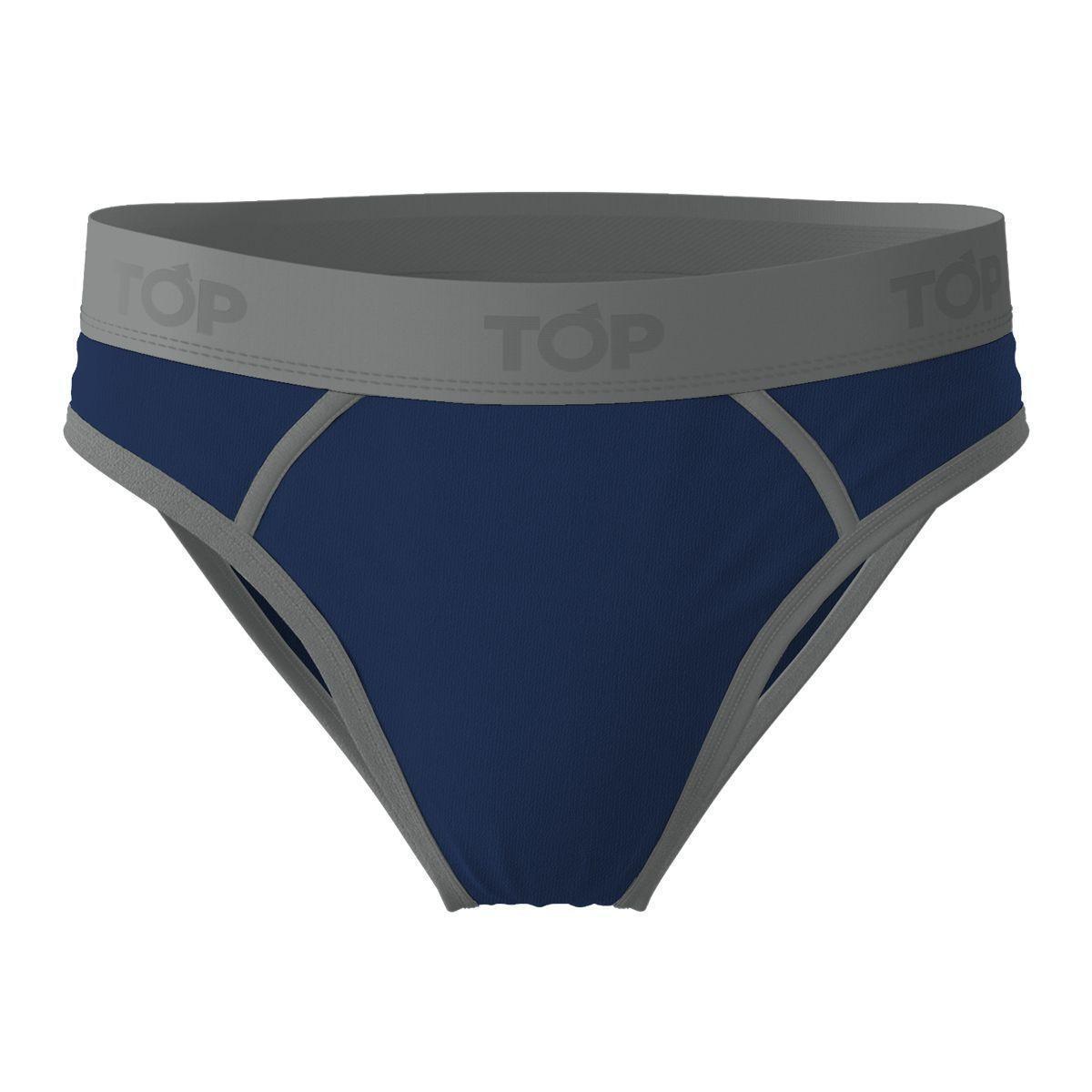 Slip Algodón Pack 5 Diseño Líneas Top-4