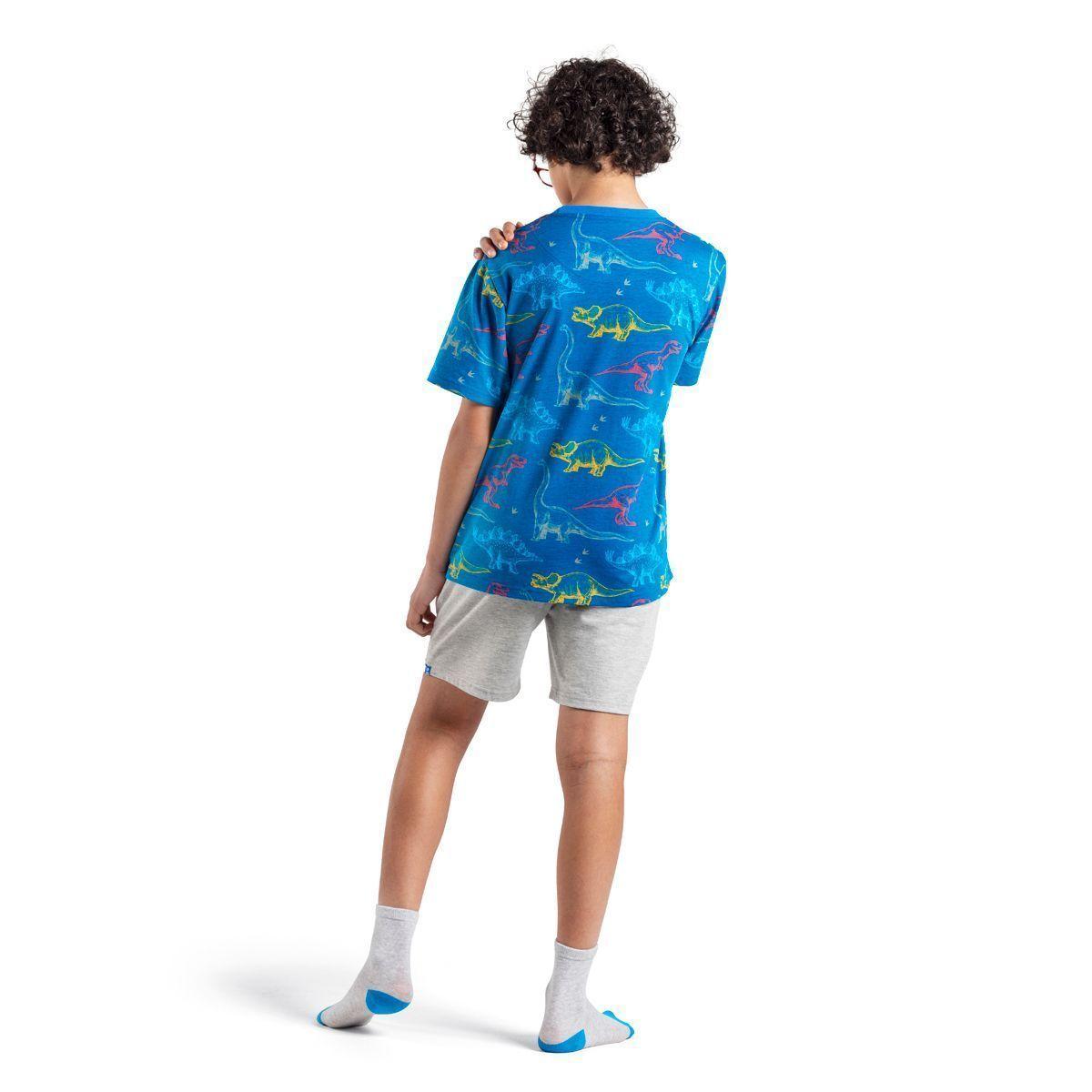 Pijama De Algodón Verano Niño C1 Top-0