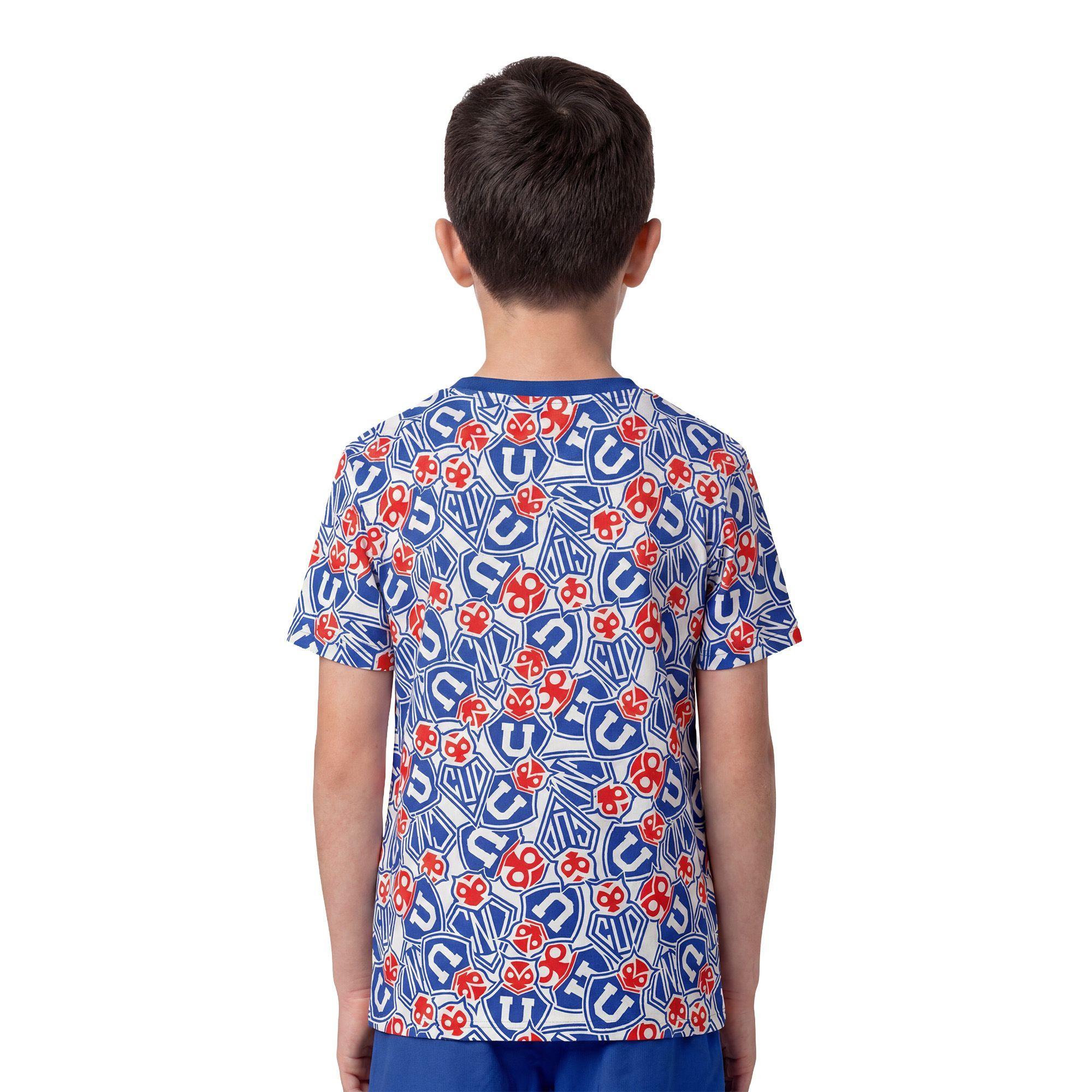 Pijama Niño Algodón Verano Universidad de Chile C1 TOP-2