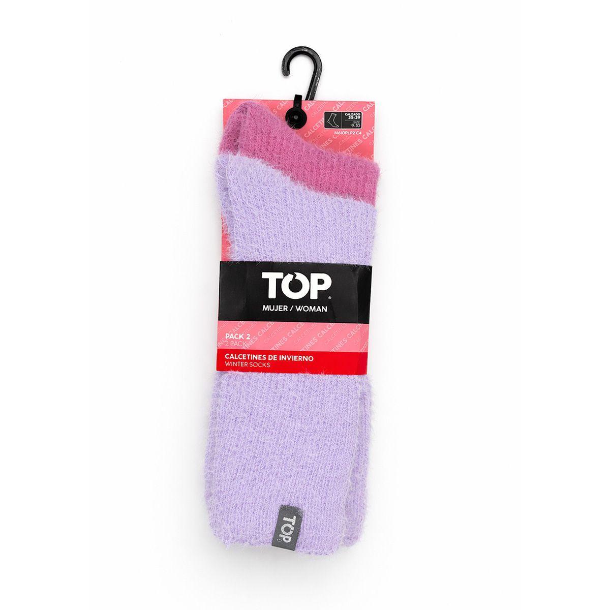 Calcetines Mujer Largos Invierno Pack 2  C4 TOP-3