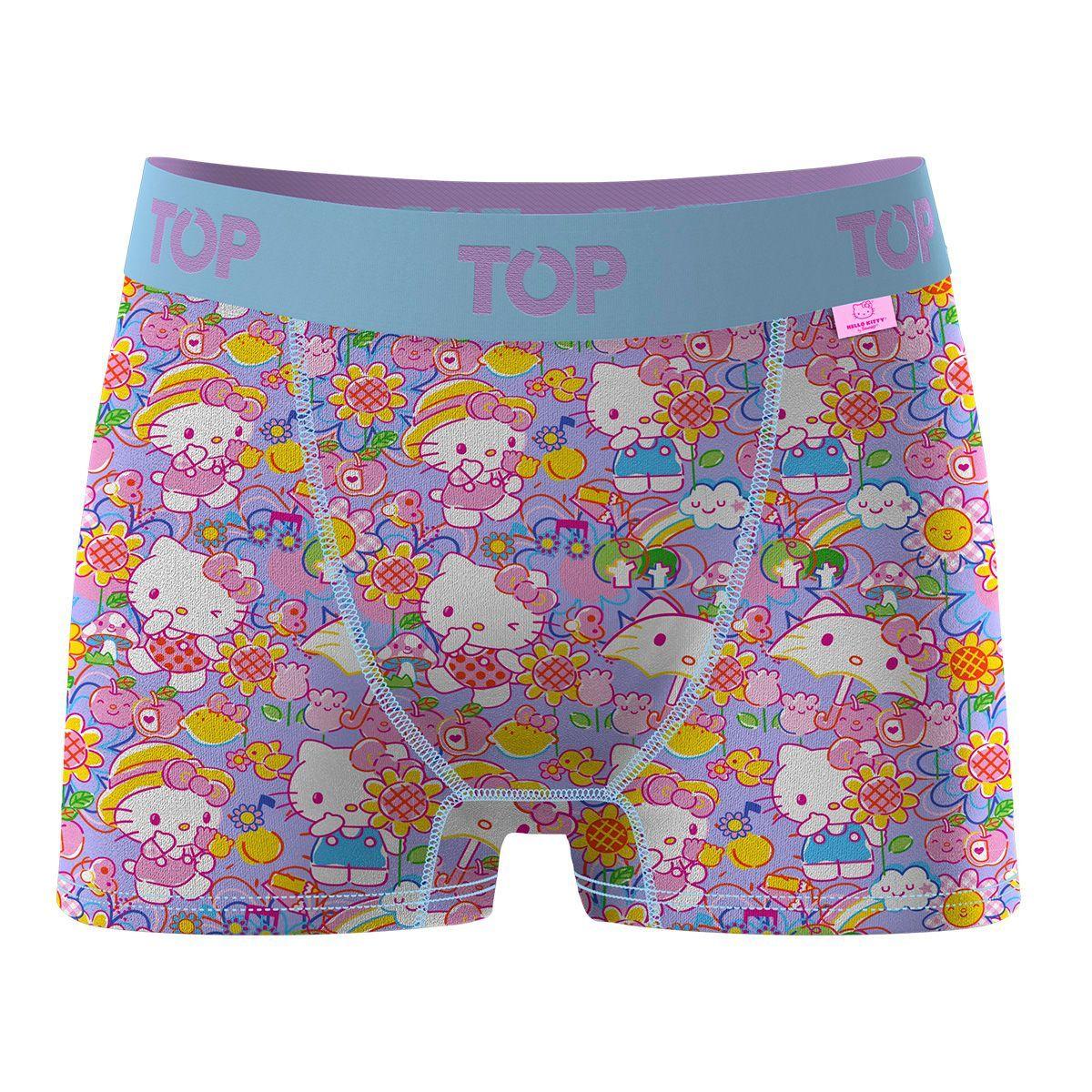 Bóxer Medio NIÑA Algodón Pack 3 Hello Kitty C4 TOP-3