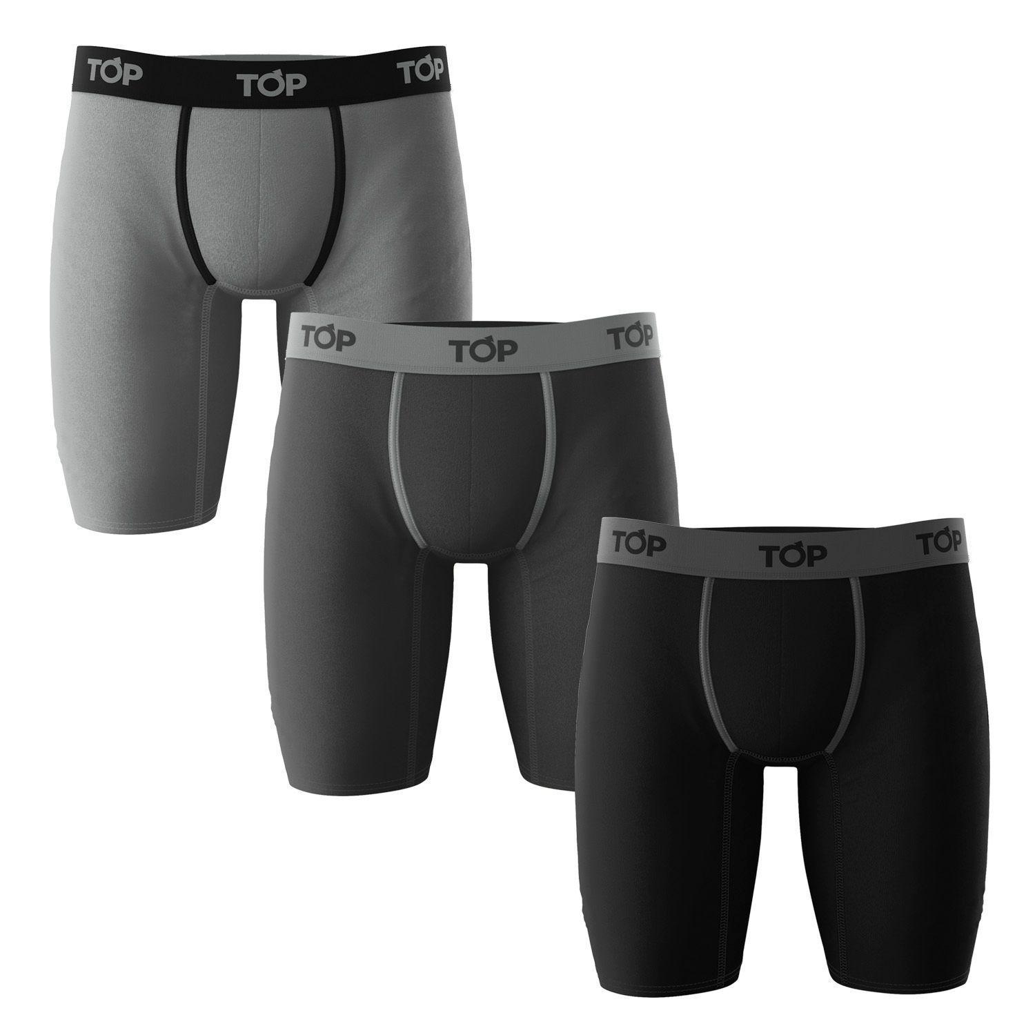 Boxer Largos Algodón Pack 3 Top C2-0