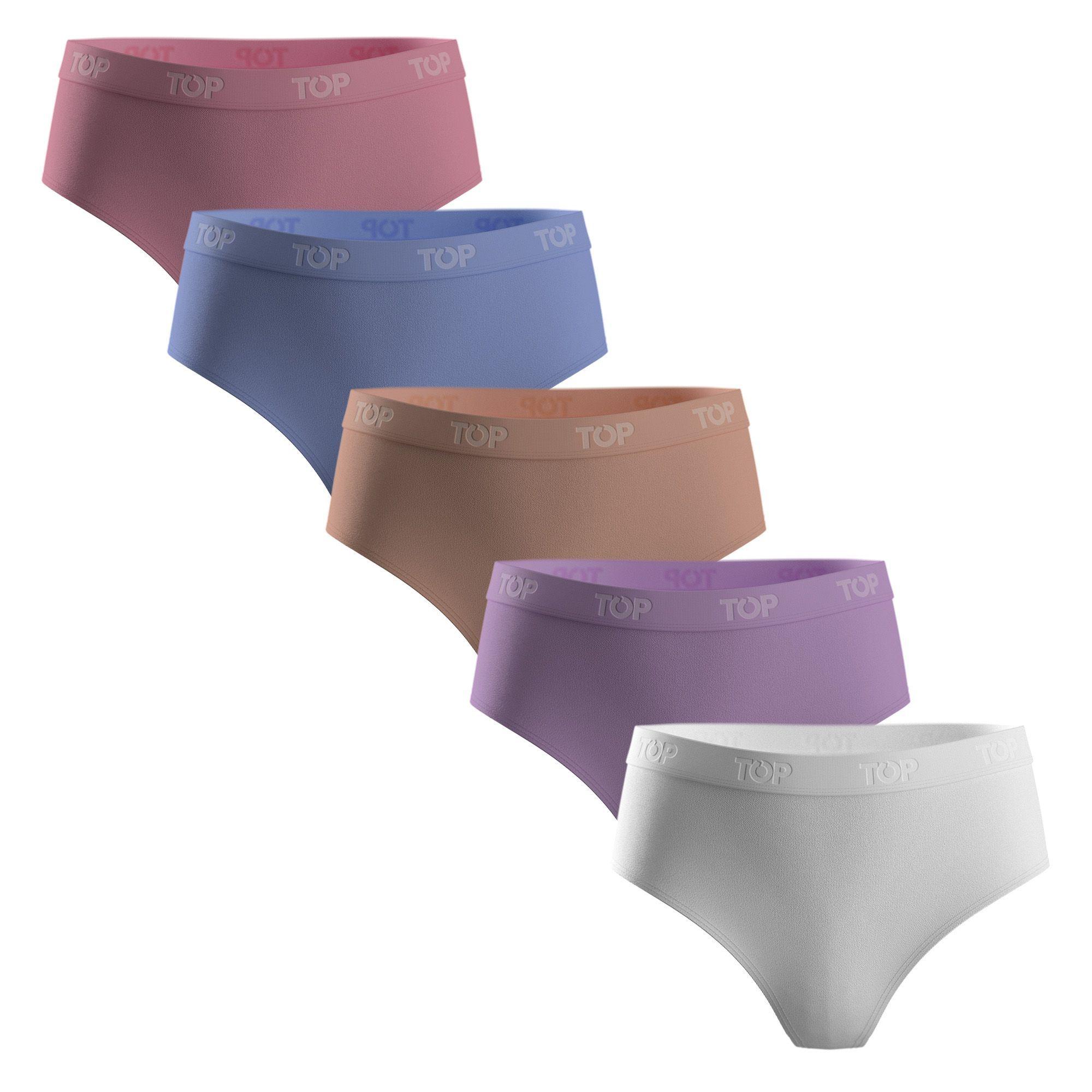 Calzón Pantaletas NIÑA Algodón Pack 5 C5 TOP-0