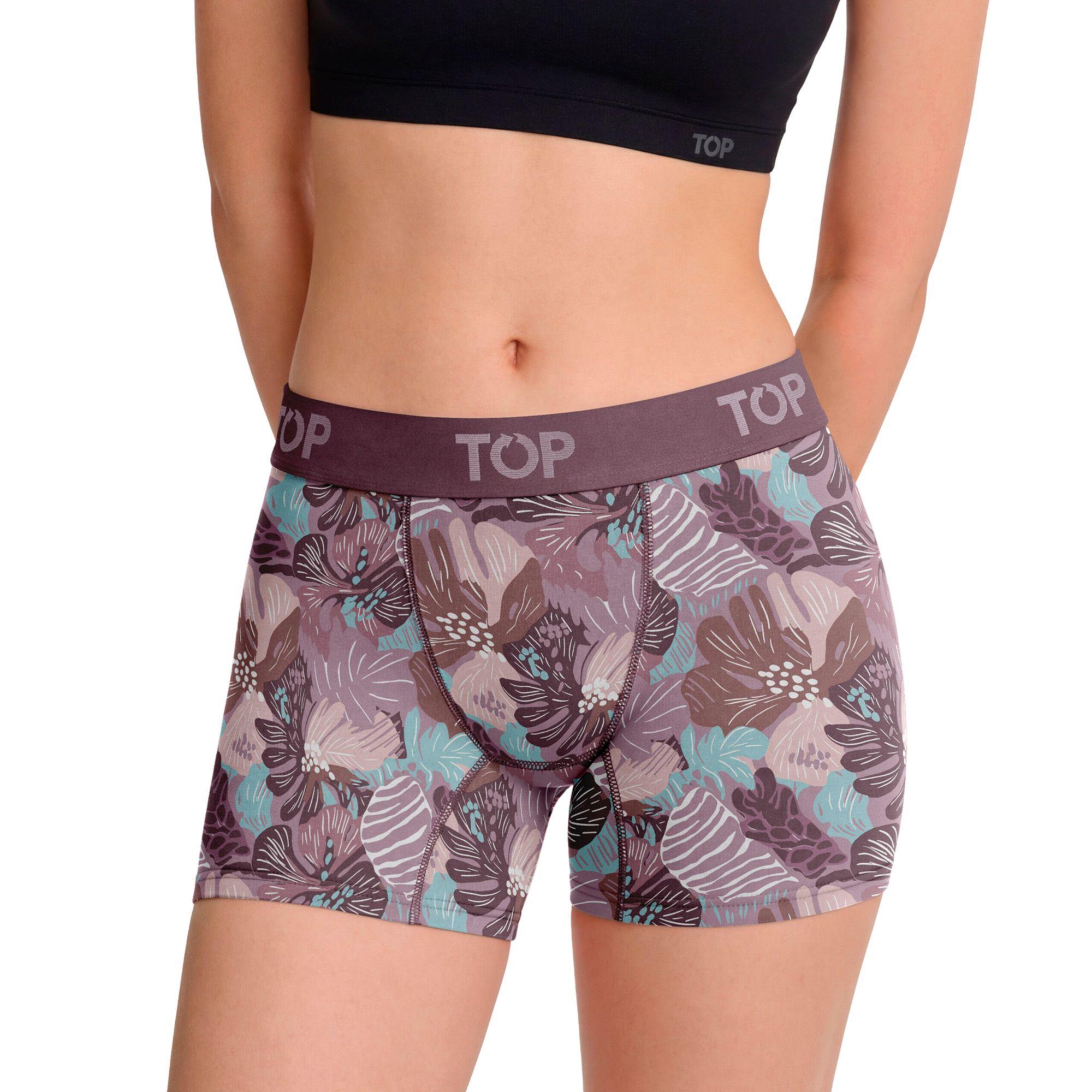 Bóxer Medio MUJER Algodón Pack 3 Colección Favs C2 TOP-1