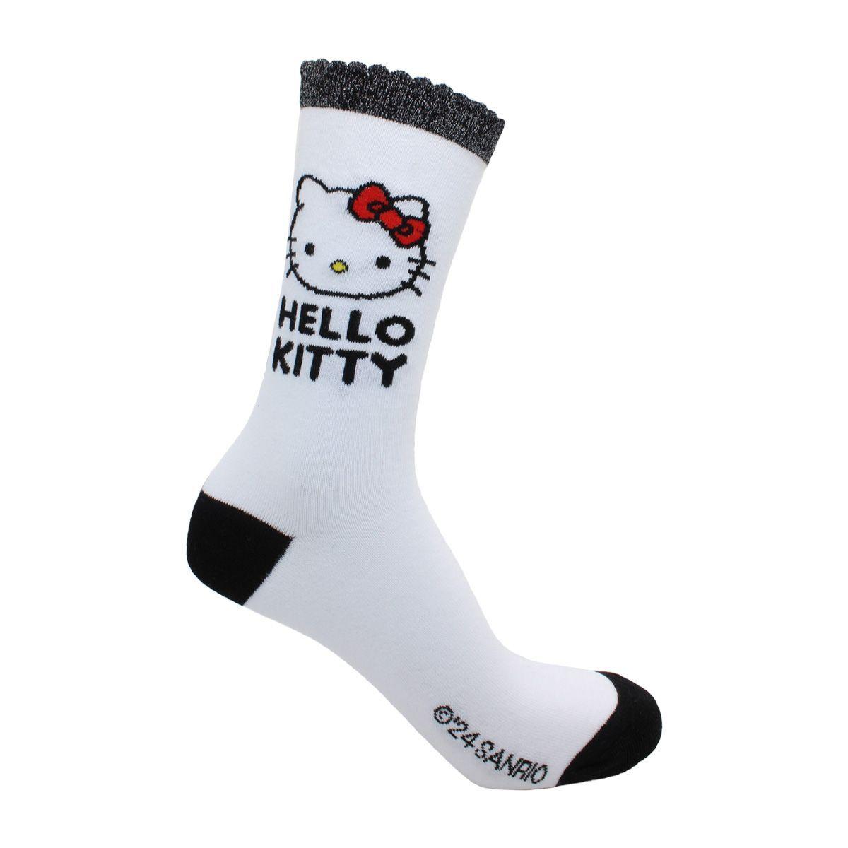 Calcetines Largos Niña Algodón Pack 2 Hello Kitty C2 TOP-2