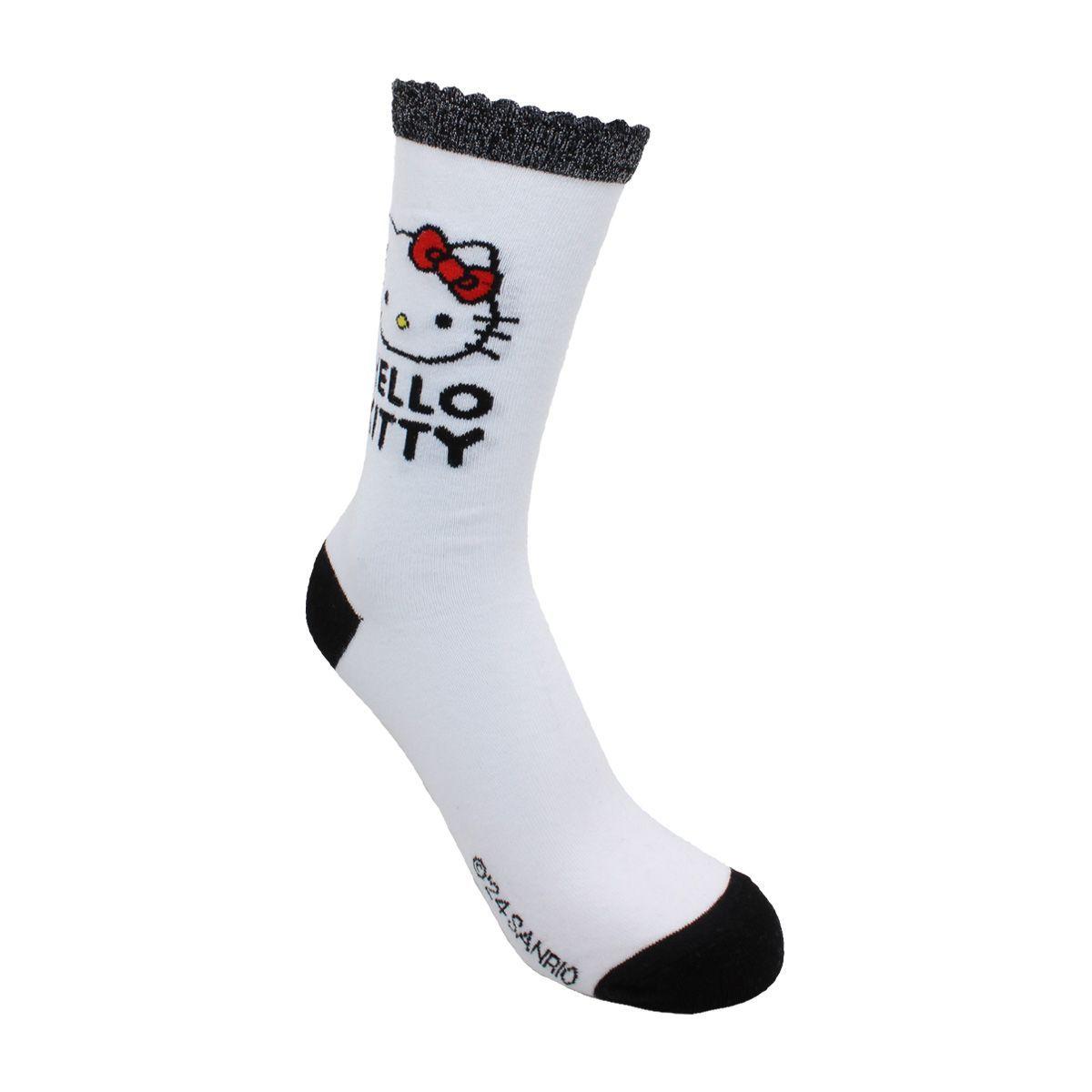 Calcetines Largos Niña Algodón Pack 2 Hello Kitty C2 TOP-3