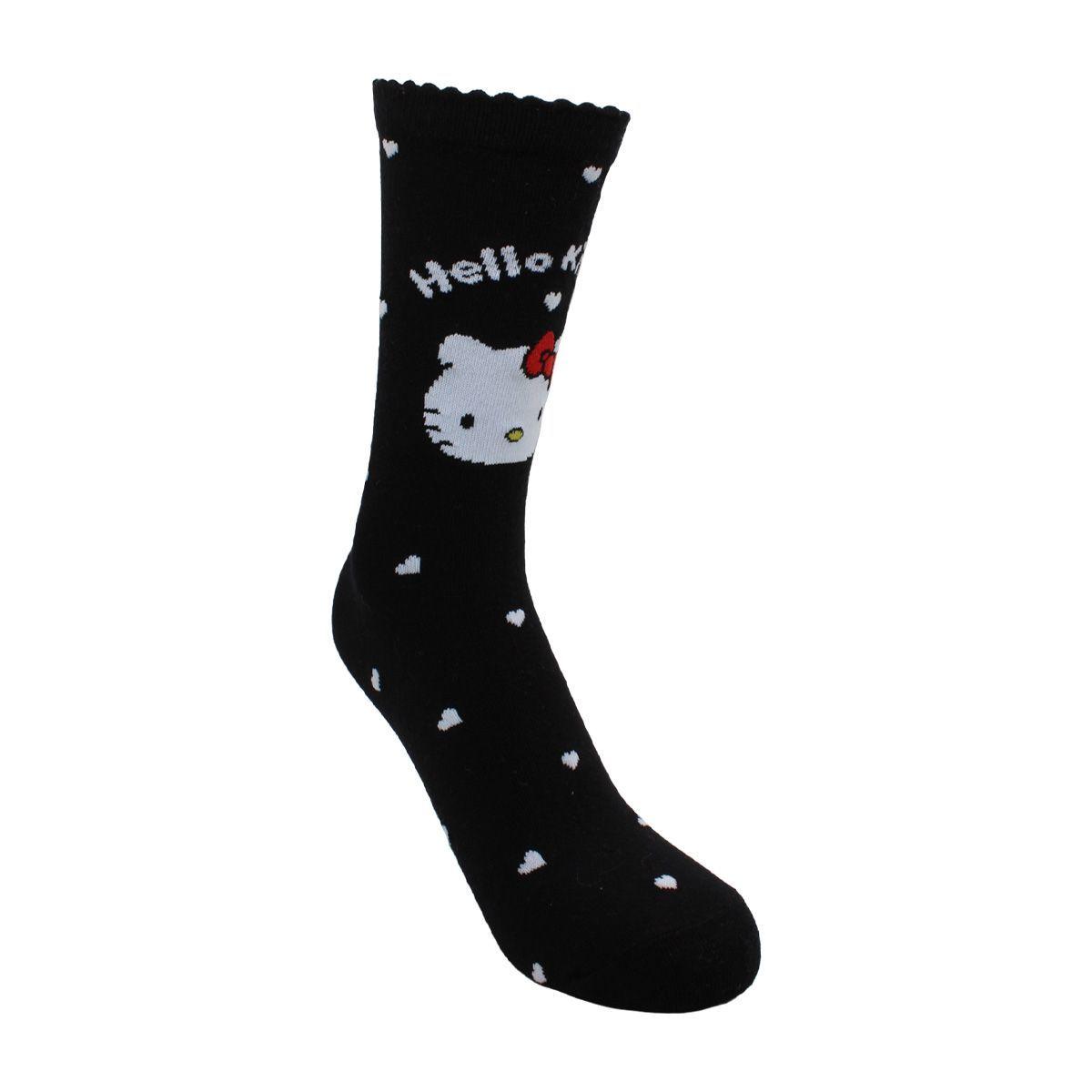 Calcetines Largos Niña Algodón Pack 2 Hello Kitty C2 TOP-4