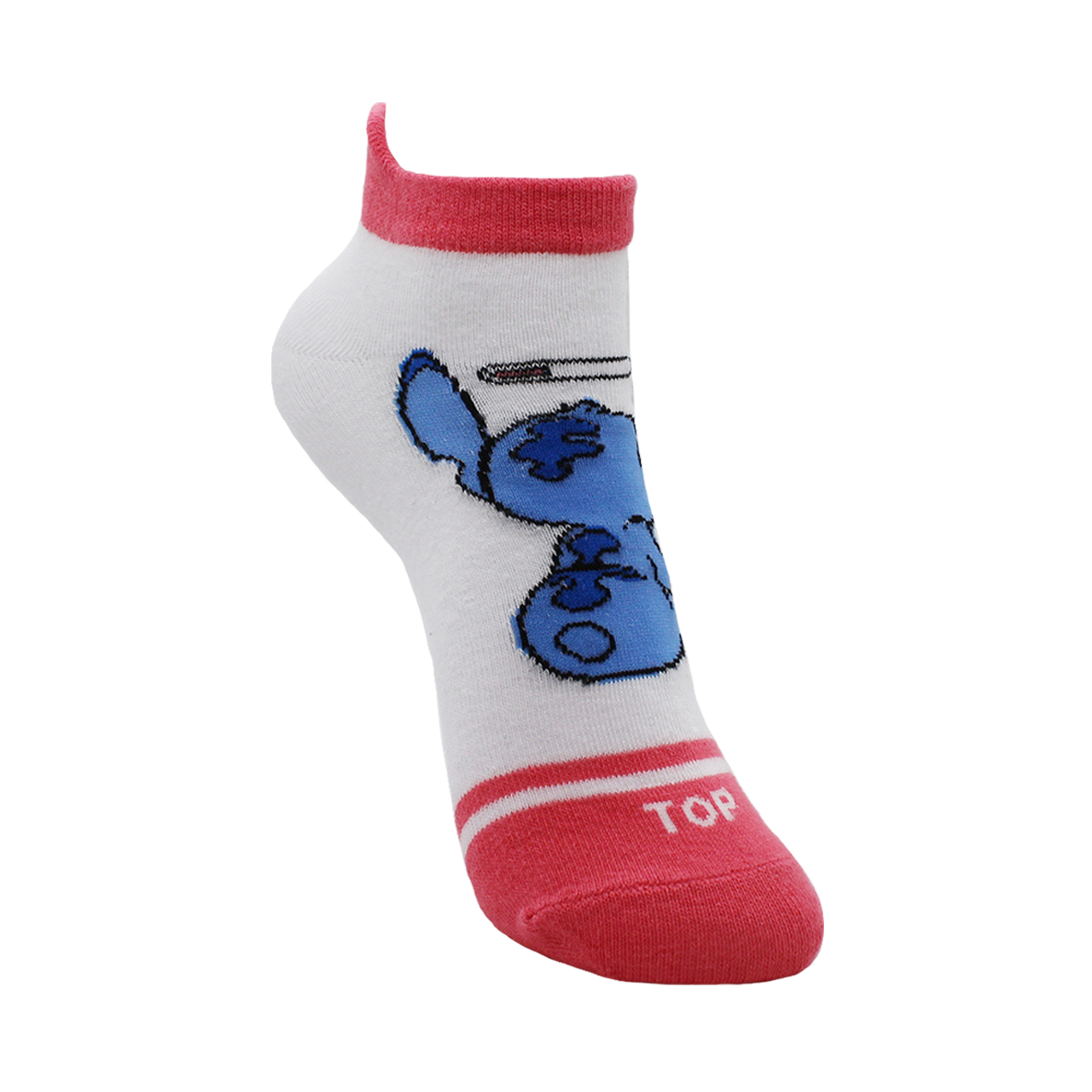 CALCETINES TOBILLEROS MUJER ALGODÓN PACK 2 STITCH C3 TOP-2