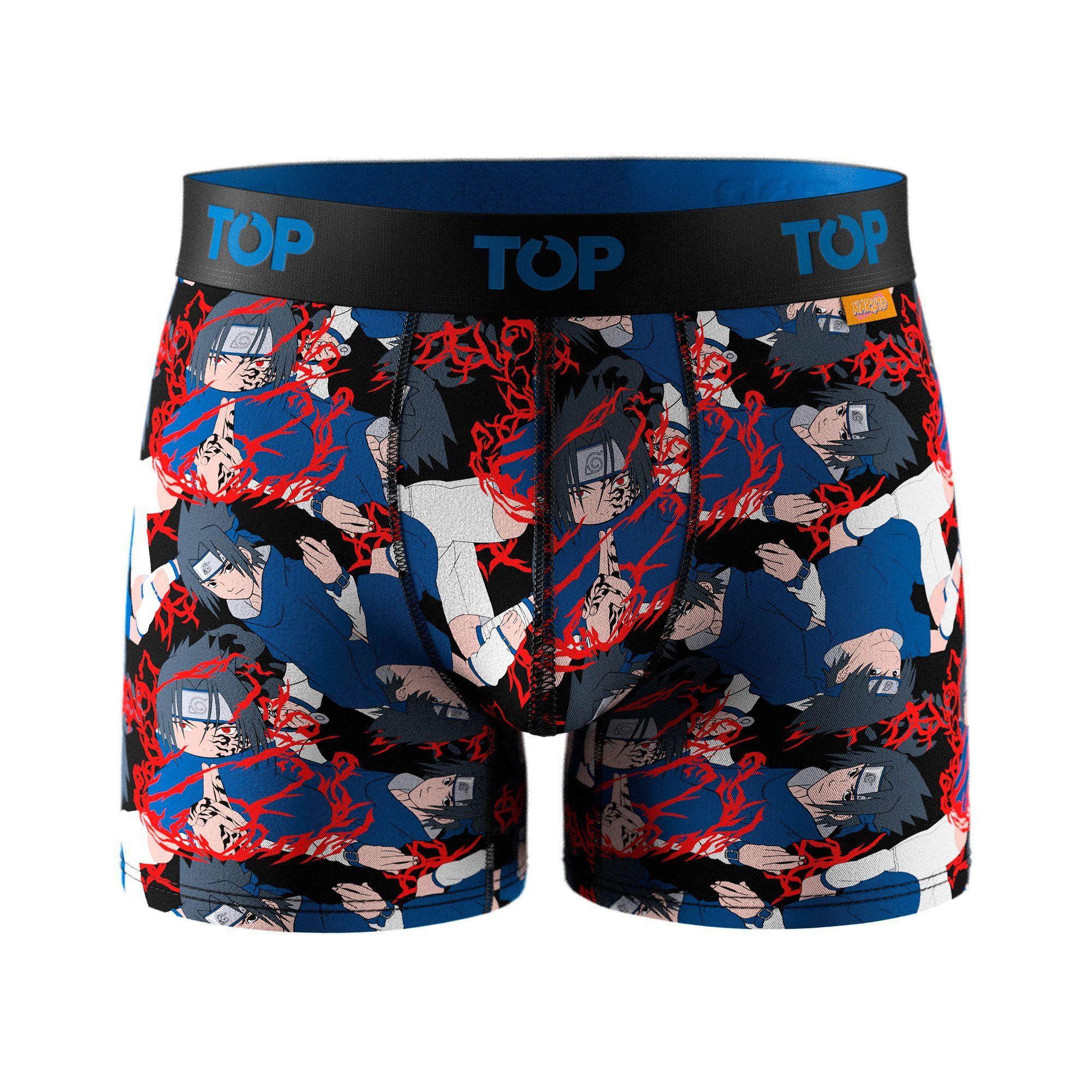 Bóxer Medio Algodón Naruto Pack 3 C4 TOP-2