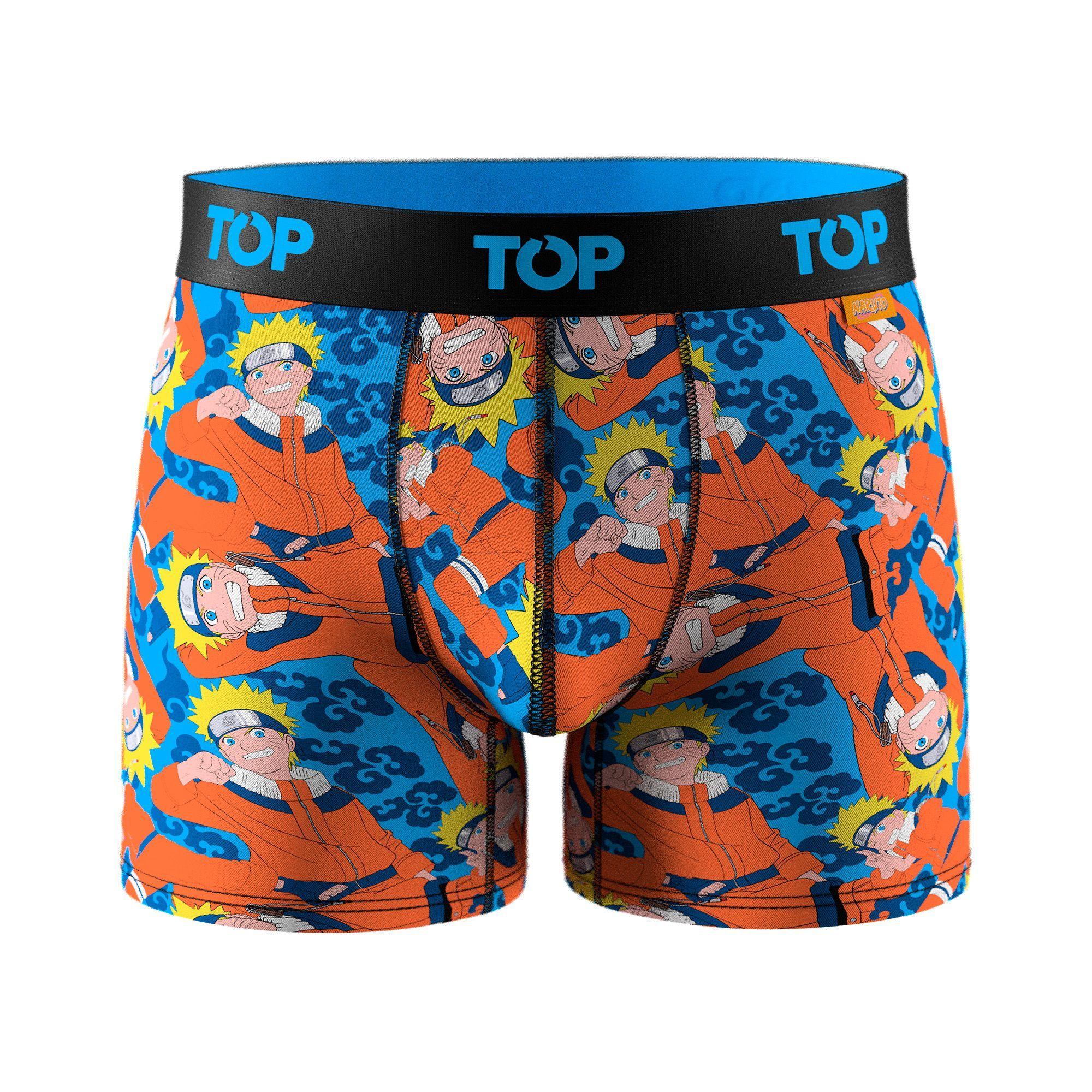 Bóxer Medio Algodón Naruto Pack 3 C4 TOP-3
