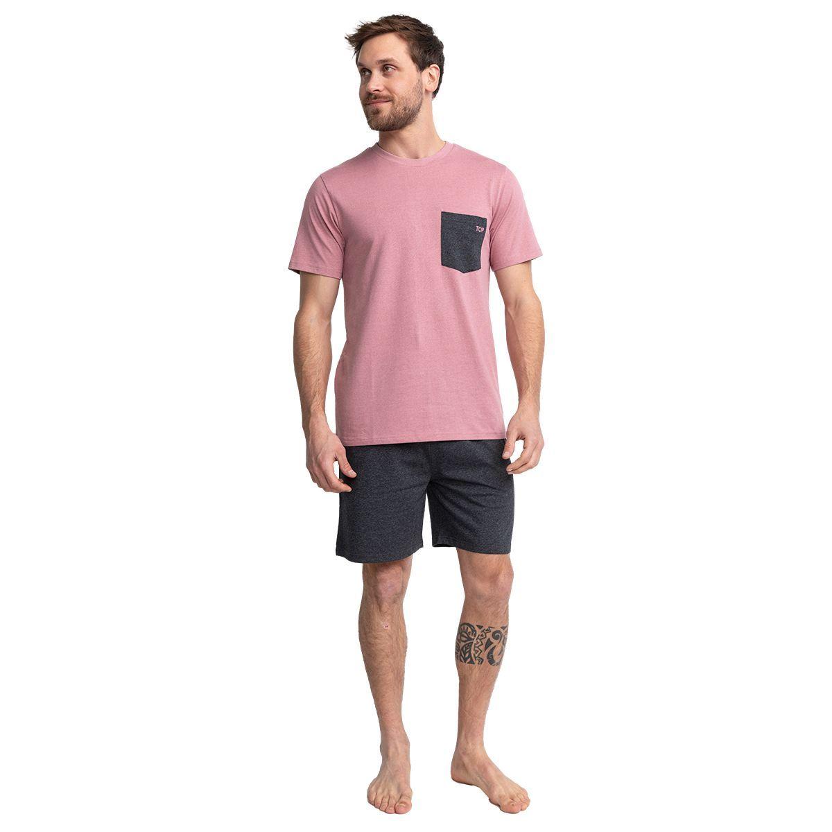 Pijama Verano Hombre Algodón C2 252 Top-0