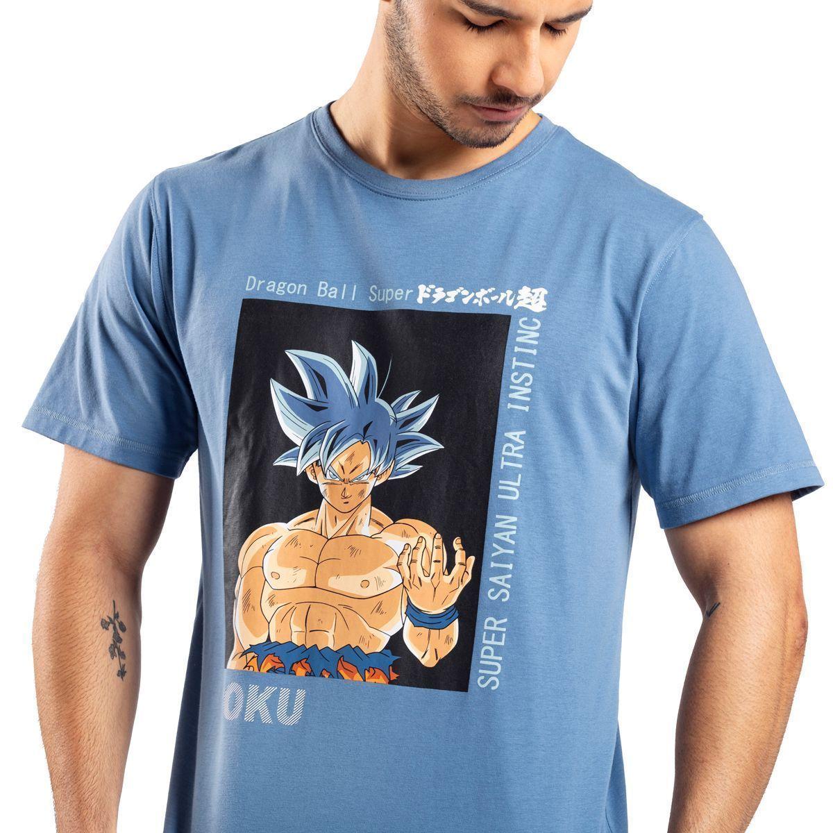 Polera De Algodón Hombre Dragon Ball Super C3 Top-0