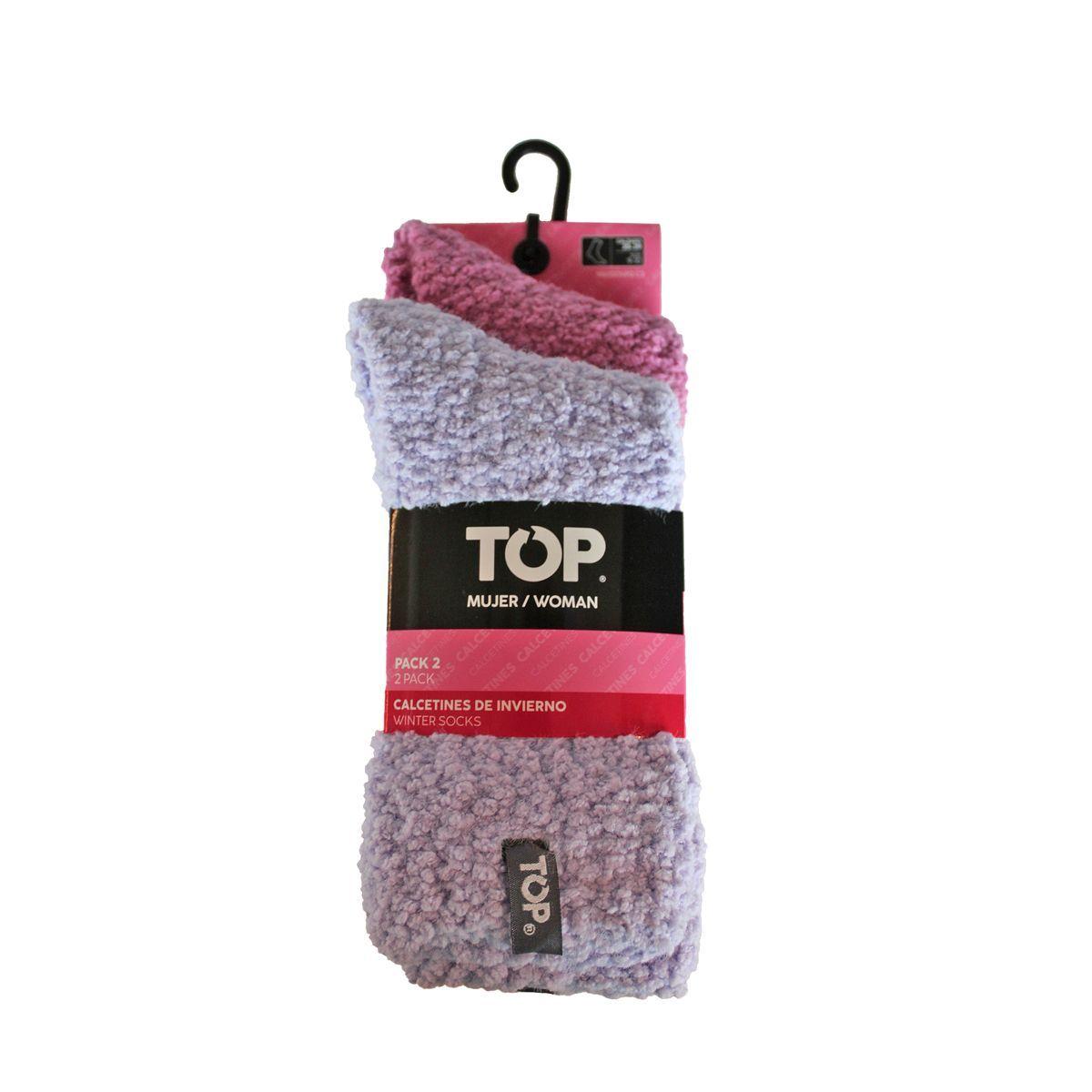 Calcetines Largos Mujer Invierno Pack 2 C3 TOP-3