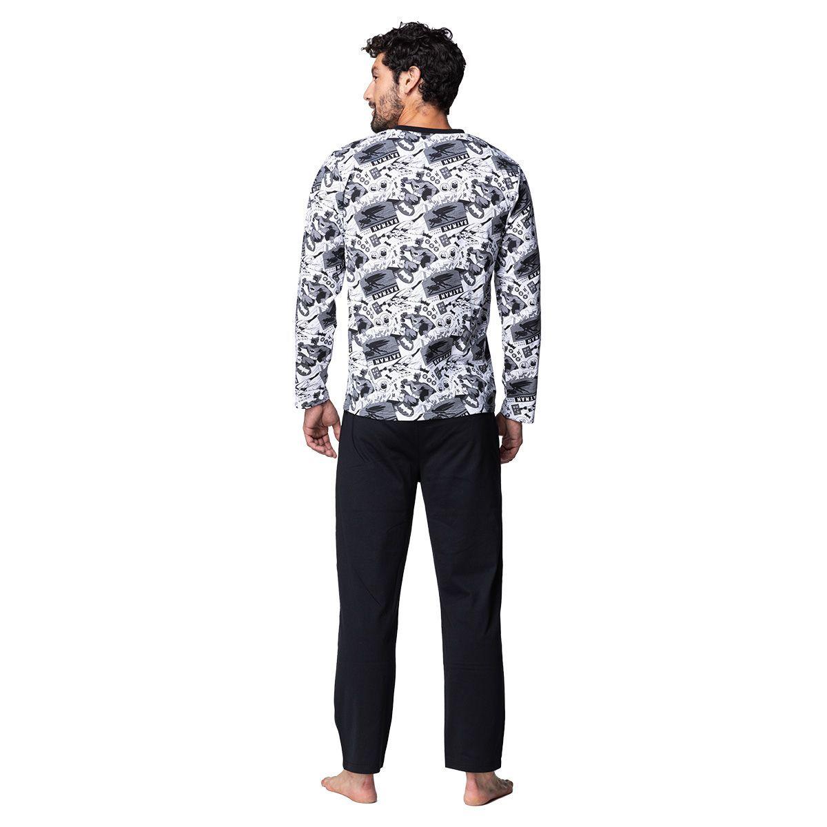 Pijama Hombre Invierno Algodón DC C1-1
