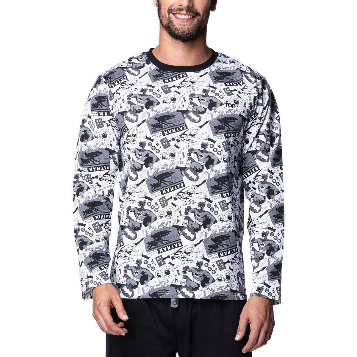 Pijama Hombre Invierno Algodón DC C1-2